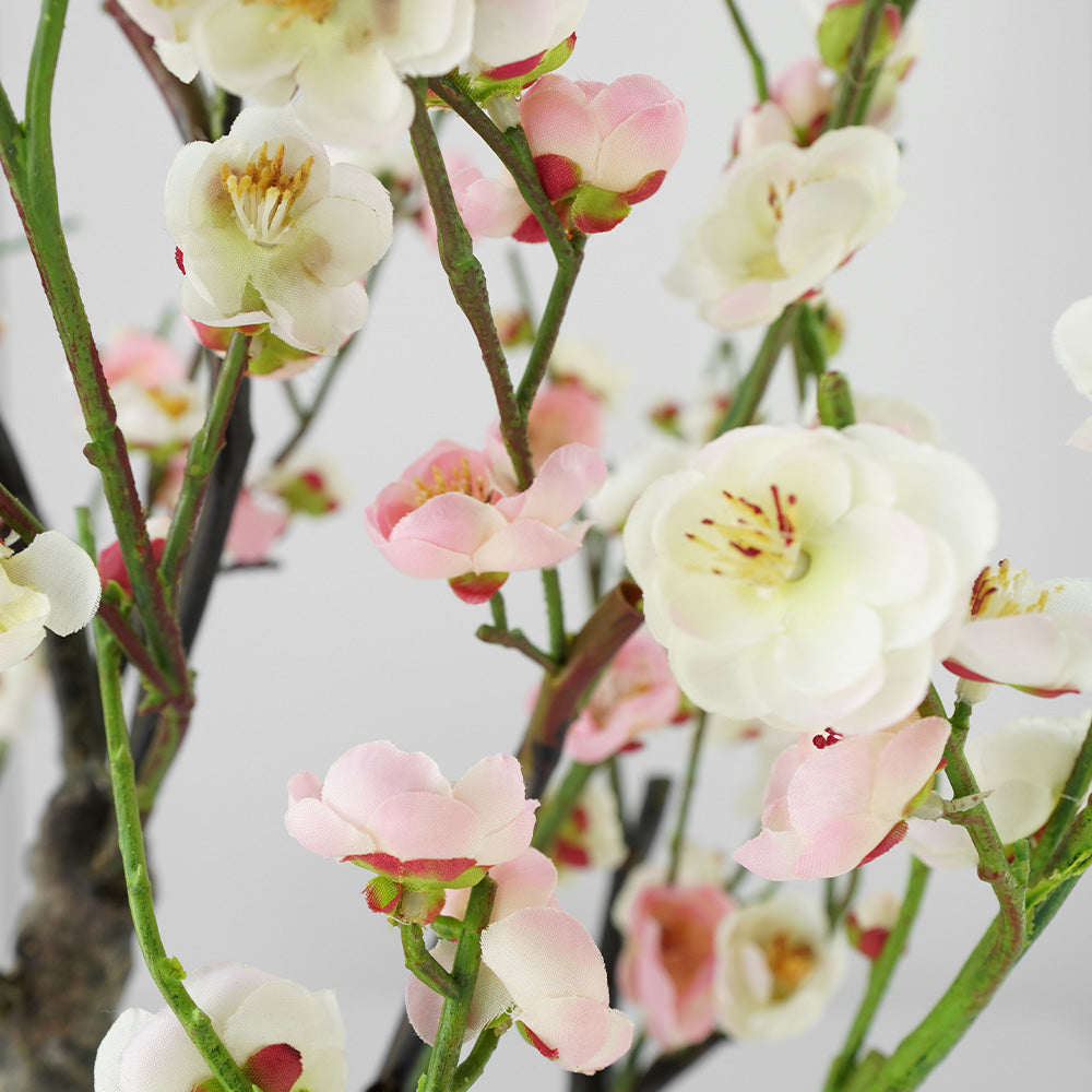 Handmade Decorative Artificial Potted Plum Blossom YC049 - Plants - ebarza Furniture UAE | Shop Modern Furniture in Abu Dhabi & Dubai - مفروشات ايبازرا في الامارات | تسوق اثاث عصري وديكورات مميزة في دبي وابوظبي