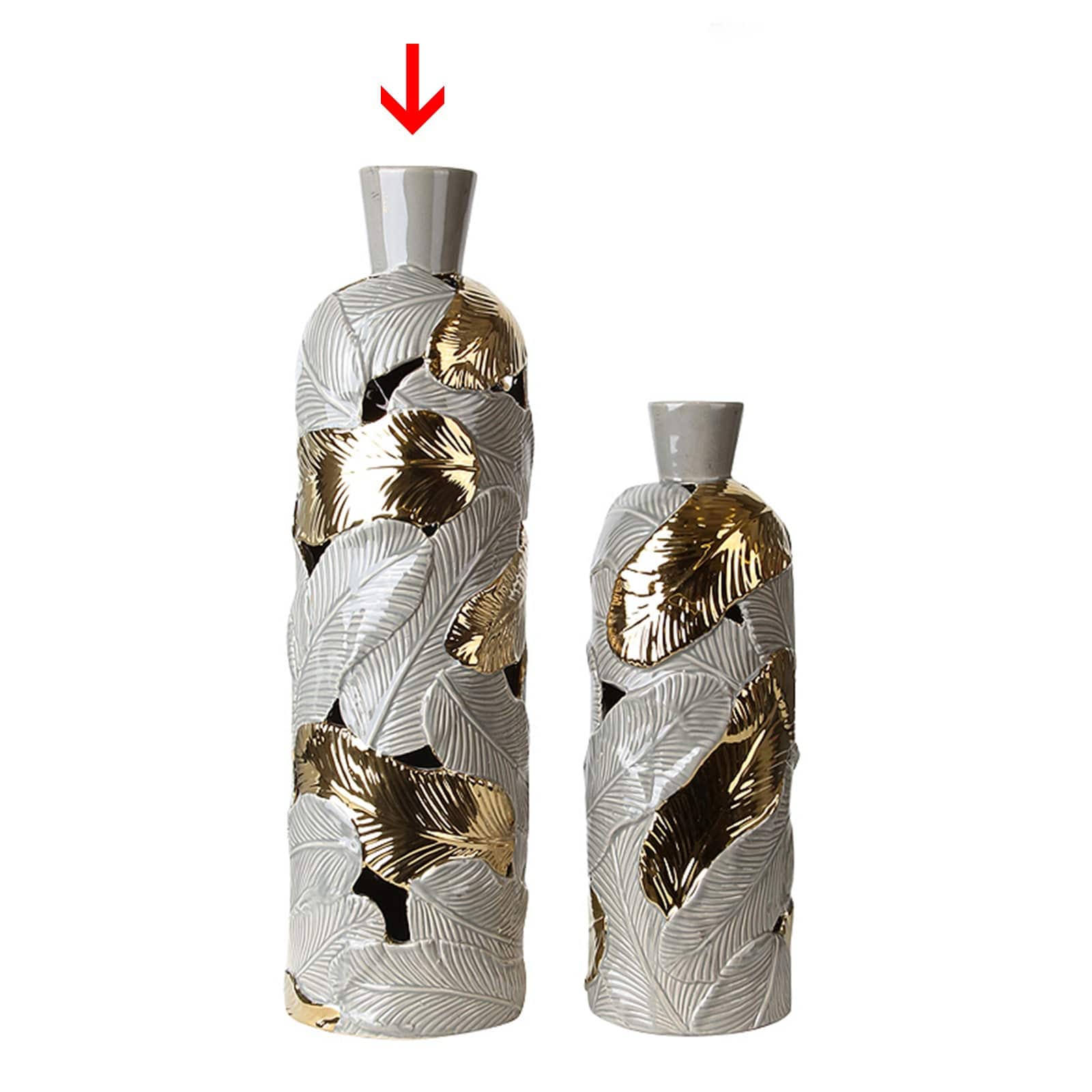 Handmade Decorative Vase Fa-D2007A - Vases - ebarza Furniture UAE | Shop Modern Furniture in Abu Dhabi & Dubai - مفروشات ايبازرا في الامارات | تسوق اثاث عصري وديكورات مميزة في دبي وابوظبي