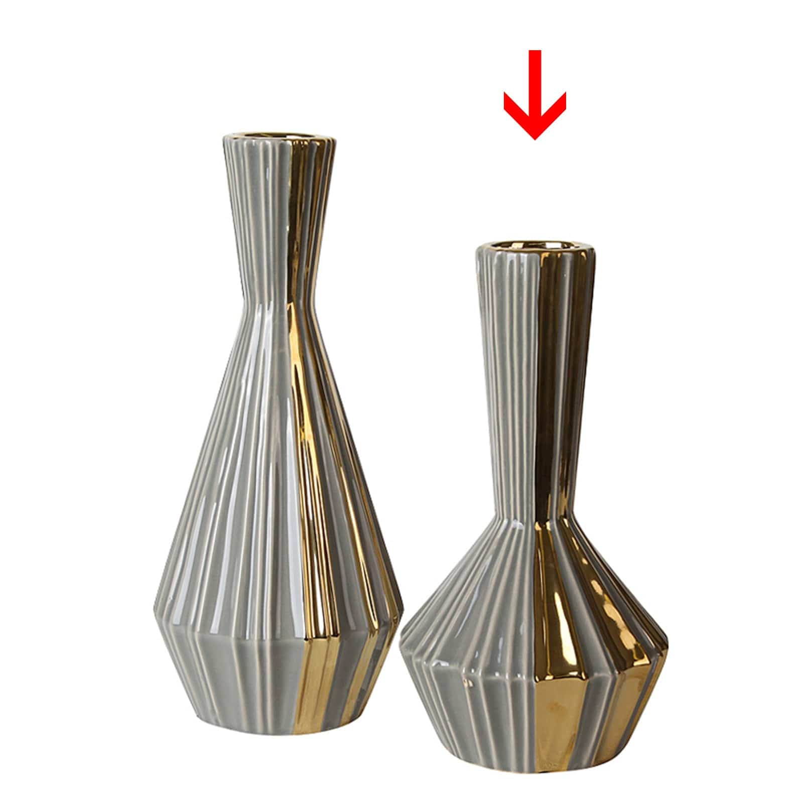 Handmade Decorative Vase Fa-D2060B - Vases - ebarza Furniture UAE | Shop Modern Furniture in Abu Dhabi & Dubai - مفروشات ايبازرا في الامارات | تسوق اثاث عصري وديكورات مميزة في دبي وابوظبي