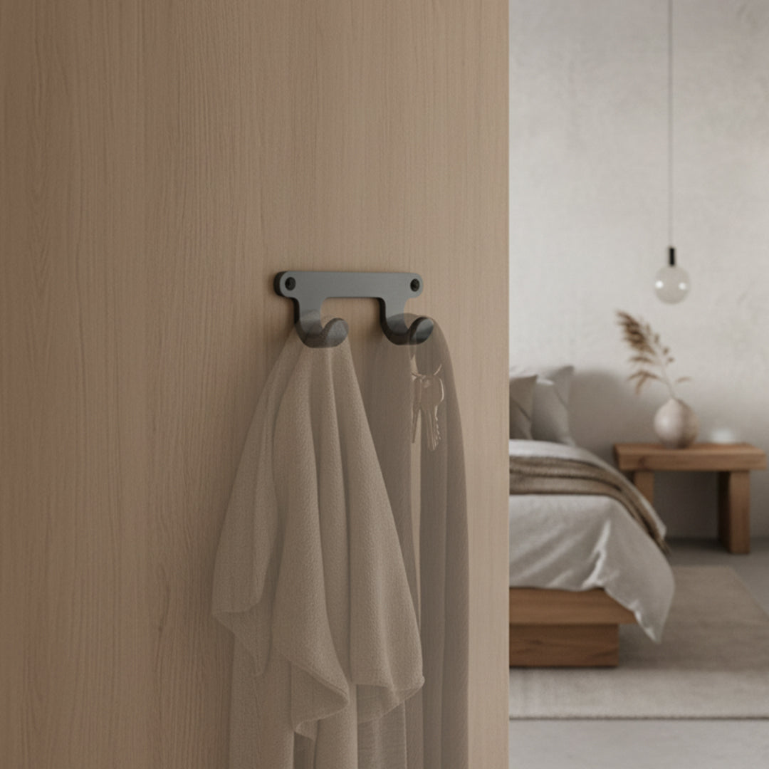 Double Hanger 7607-Double - Hangers - ebarza Furniture UAE | Shop Modern Furniture in Abu Dhabi & Dubai - مفروشات ايبازرا في الامارات | تسوق اثاث عصري وديكورات مميزة في دبي وابوظبي