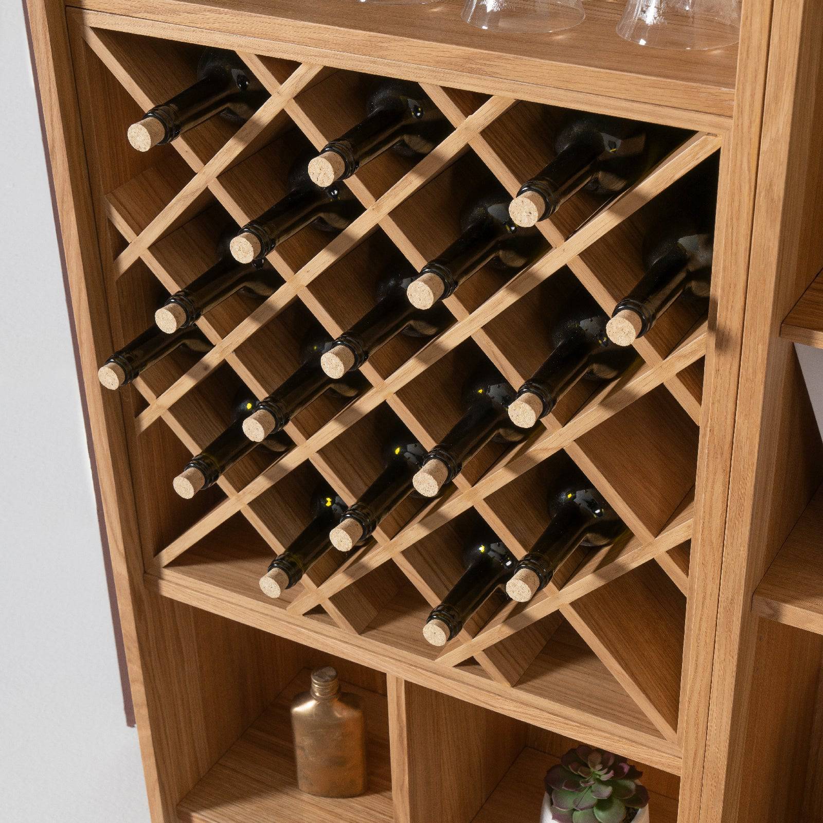 Hera Wall Unit Bookshelves Double Module Hera-Wall61 - Bookcases - ebarza Furniture UAE | Shop Modern Furniture in Abu Dhabi & Dubai - مفروشات ايبازرا في الامارات | تسوق اثاث عصري وديكورات مميزة في دبي وابوظبي