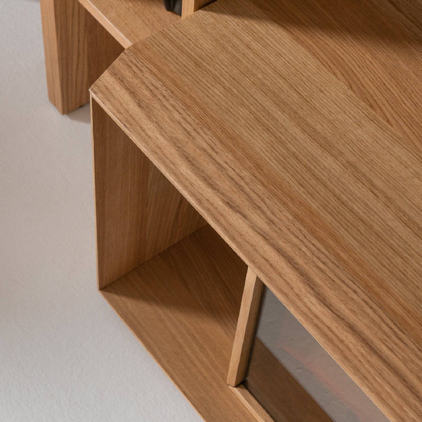 Hera Wall Unit Bookshelves Triple Module Hera-Wall90 - Bookcases - ebarza Furniture UAE | Shop Modern Furniture in Abu Dhabi & Dubai - مفروشات ايبازرا في الامارات | تسوق اثاث عصري وديكورات مميزة في دبي وابوظبي