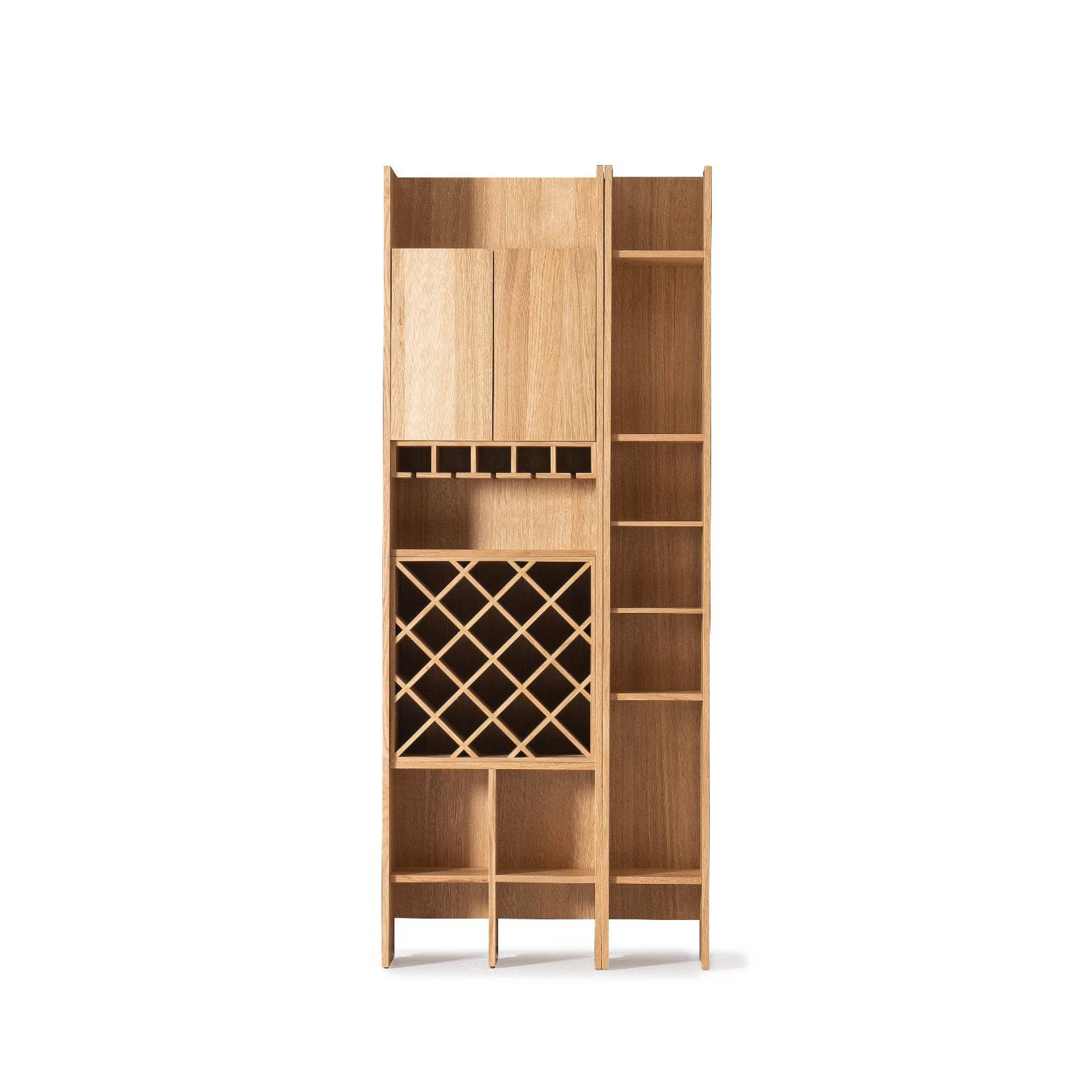 Hera Wall Unit Bookshelves Triple Module Hera-Wall90 - Bookcases - ebarza Furniture UAE | Shop Modern Furniture in Abu Dhabi & Dubai - مفروشات ايبازرا في الامارات | تسوق اثاث عصري وديكورات مميزة في دبي وابوظبي