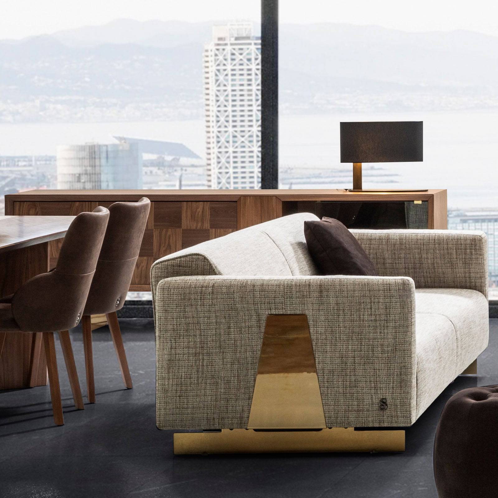 Heritage 4 Seater Sofa Heritage-4S - Sofas - ebarza Furniture UAE | Shop Modern Furniture in Abu Dhabi & Dubai - مفروشات ايبازرا في الامارات | تسوق اثاث عصري وديكورات مميزة في دبي وابوظبي