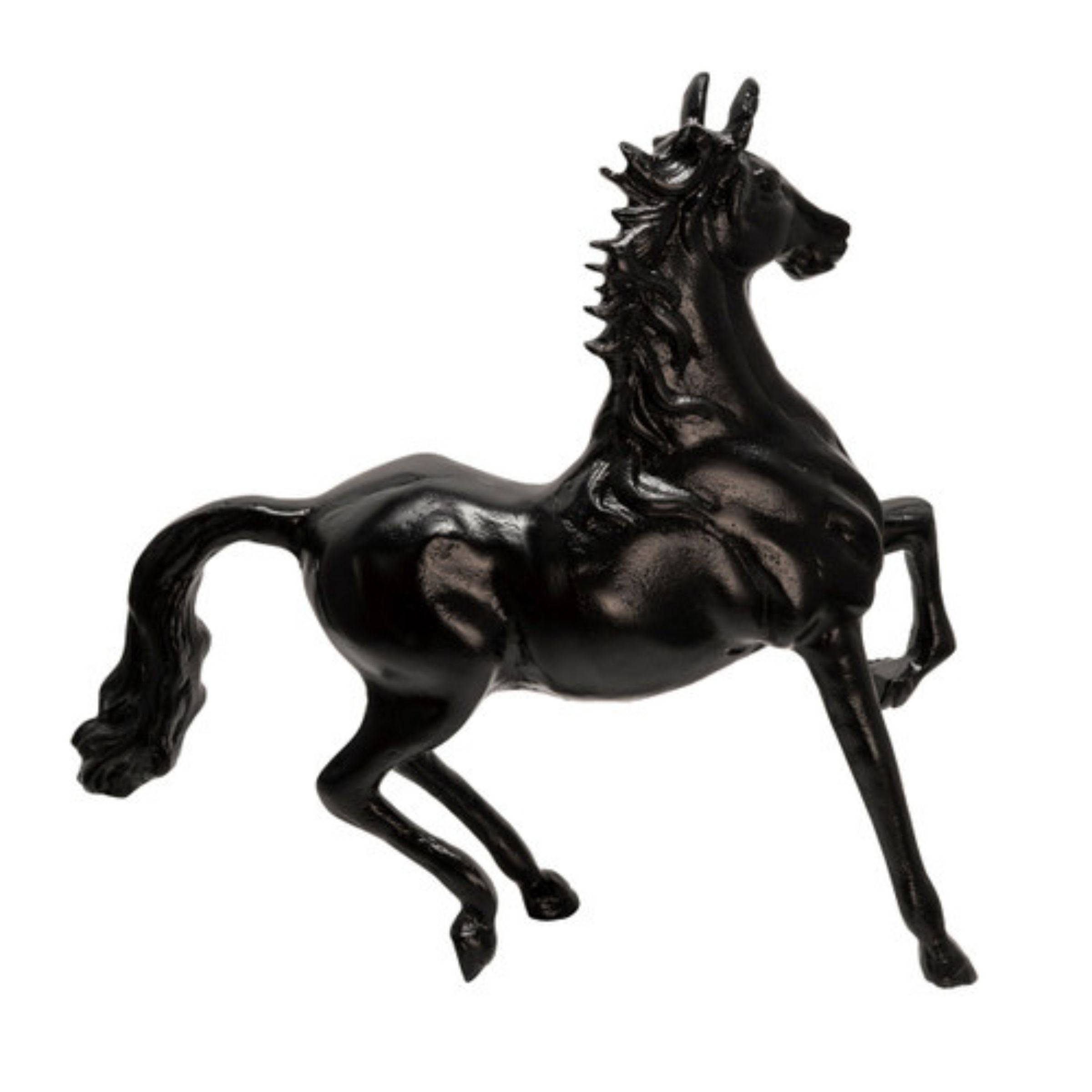 Horse Sculpture 40 Cm - Black 15514-01 - Home Decor Figurines - ebarza Furniture UAE | Shop Modern Furniture in Abu Dhabi & Dubai - مفروشات ايبازرا في الامارات | تسوق اثاث عصري وديكورات مميزة في دبي وابوظبي