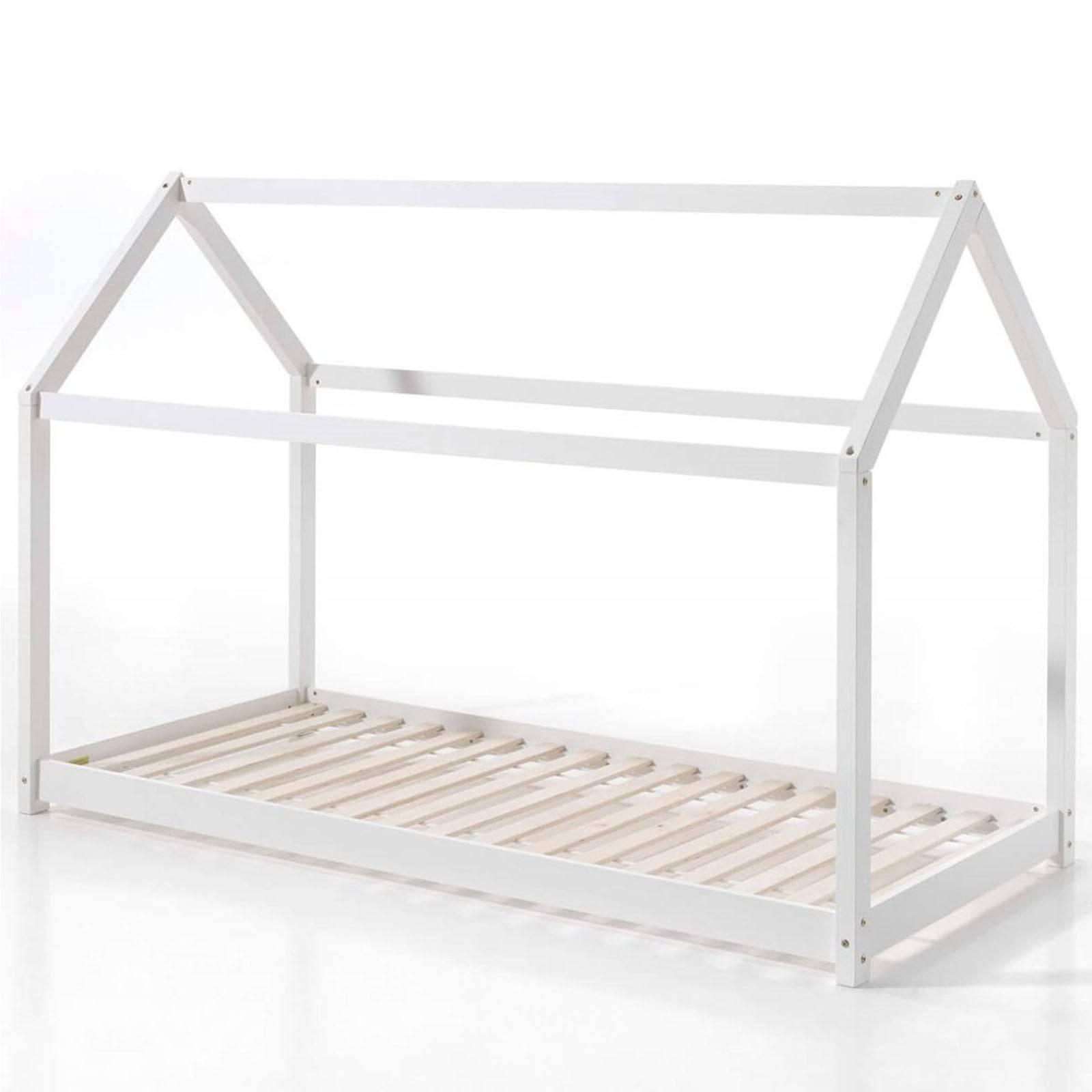 House Kids Bed Et-C003-W - Kids Beds - ebarza Furniture UAE | Shop Modern Furniture in Abu Dhabi & Dubai - مفروشات ايبازرا في الامارات | تسوق اثاث عصري وديكورات مميزة في دبي وابوظبي