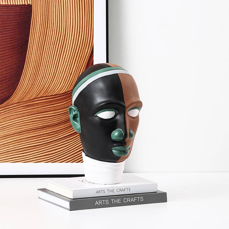Human Head Ornaments Fc-Sz2153 - Home Decor Figurines - ebarza Furniture UAE | Shop Modern Furniture in Abu Dhabi & Dubai - مفروشات ايبازرا في الامارات | تسوق اثاث عصري وديكورات مميزة في دبي وابوظبي