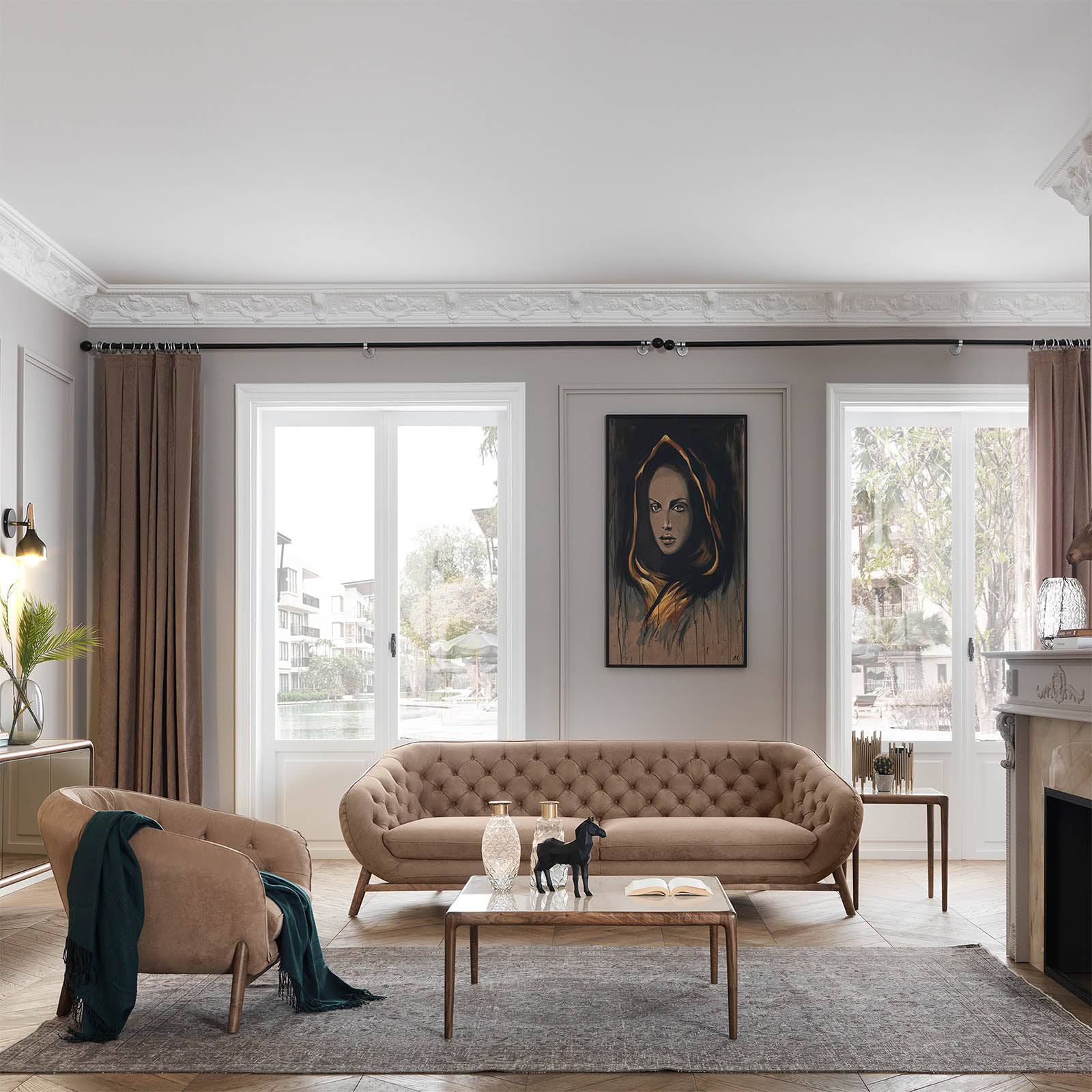 Icon 2 Seater Sofa Icon009 - Sofas - ebarza Furniture UAE | Shop Modern Furniture in Abu Dhabi & Dubai - مفروشات ايبازرا في الامارات | تسوق اثاث عصري وديكورات مميزة في دبي وابوظبي