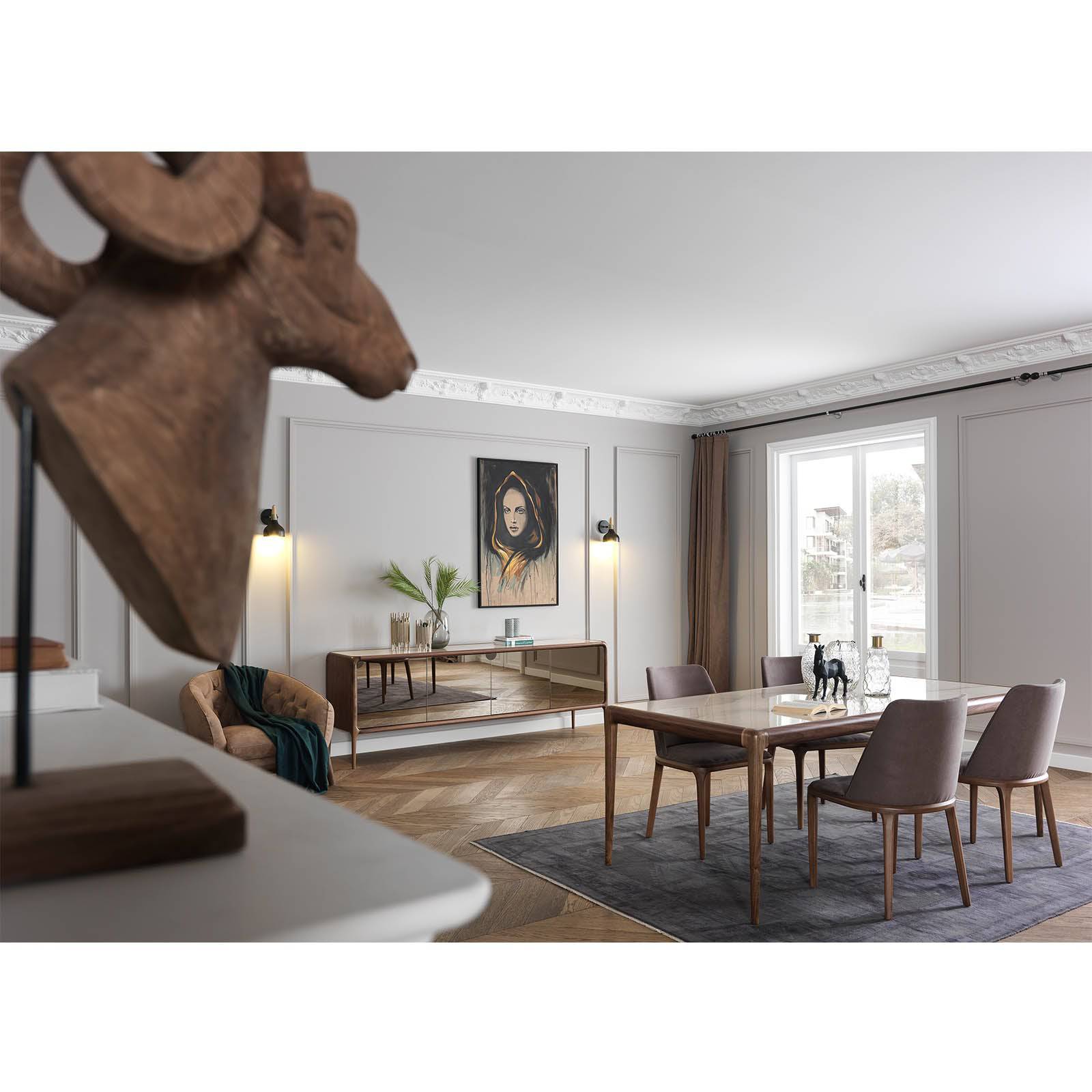 Icon Dining Table Icon003Table - Dining Tables - ebarza Furniture UAE | Shop Modern Furniture in Abu Dhabi & Dubai - مفروشات ايبازرا في الامارات | تسوق اثاث عصري وديكورات مميزة في دبي وابوظبي