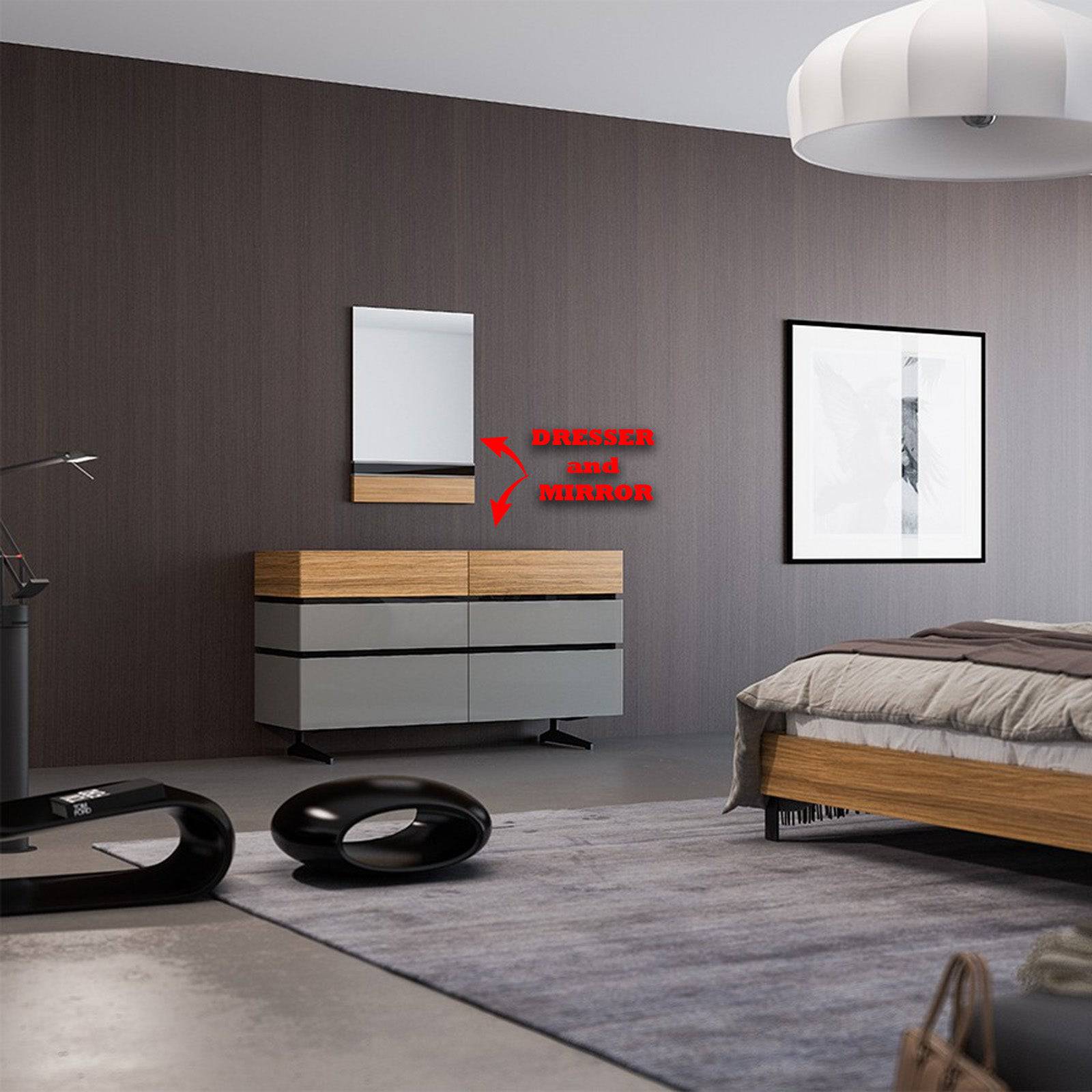 Icona Dresser And Mirror Icona001-Dresser - Dressers and Mirrors - ebarza Furniture UAE | Shop Modern Furniture in Abu Dhabi & Dubai - مفروشات ايبازرا في الامارات | تسوق اثاث عصري وديكورات مميزة في دبي وابوظبي