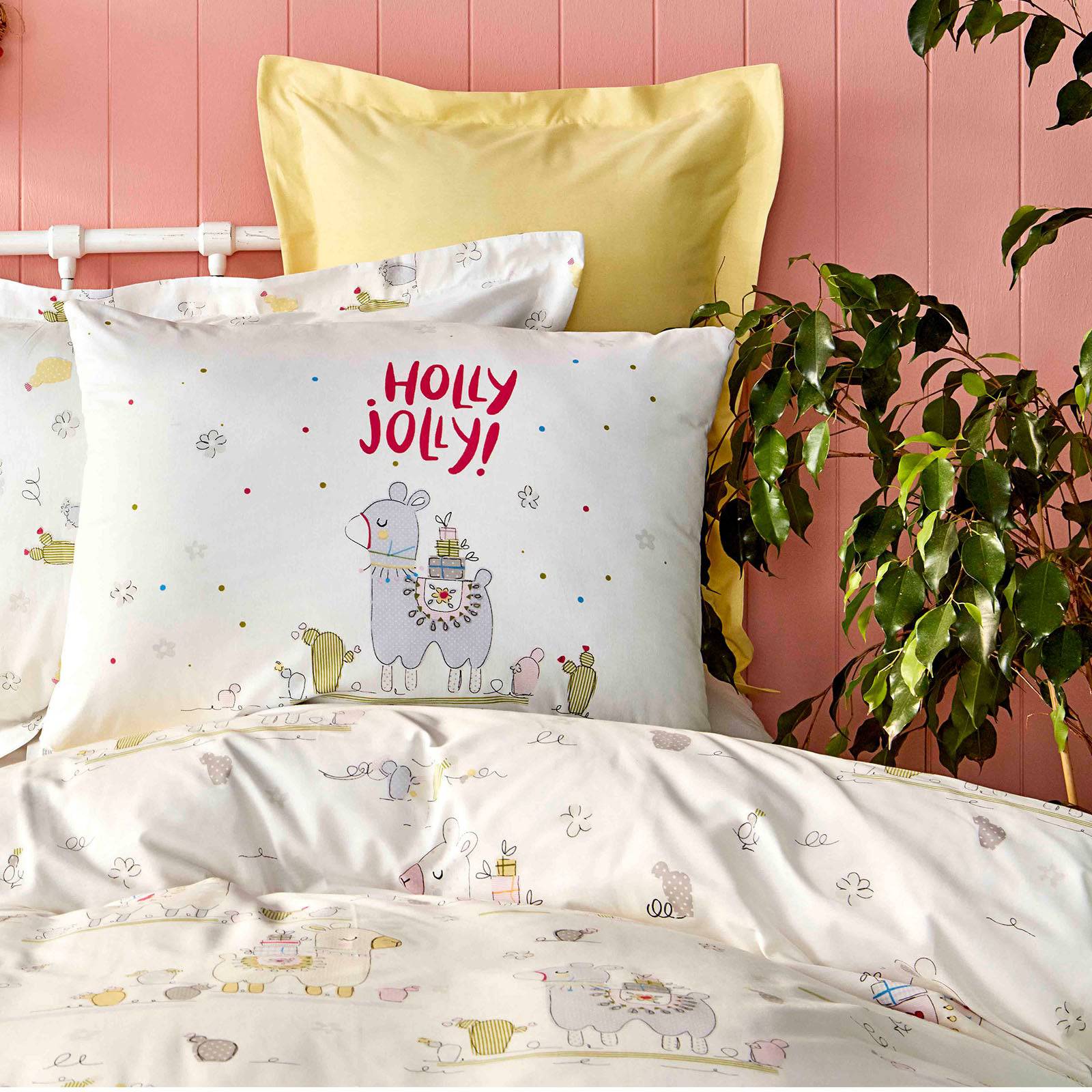 Jolly Pudra Set 200.16.01.0110 - Bedding - ebarza Furniture UAE | Shop Modern Furniture in Abu Dhabi & Dubai - مفروشات ايبازرا في الامارات | تسوق اثاث عصري وديكورات مميزة في دبي وابوظبي