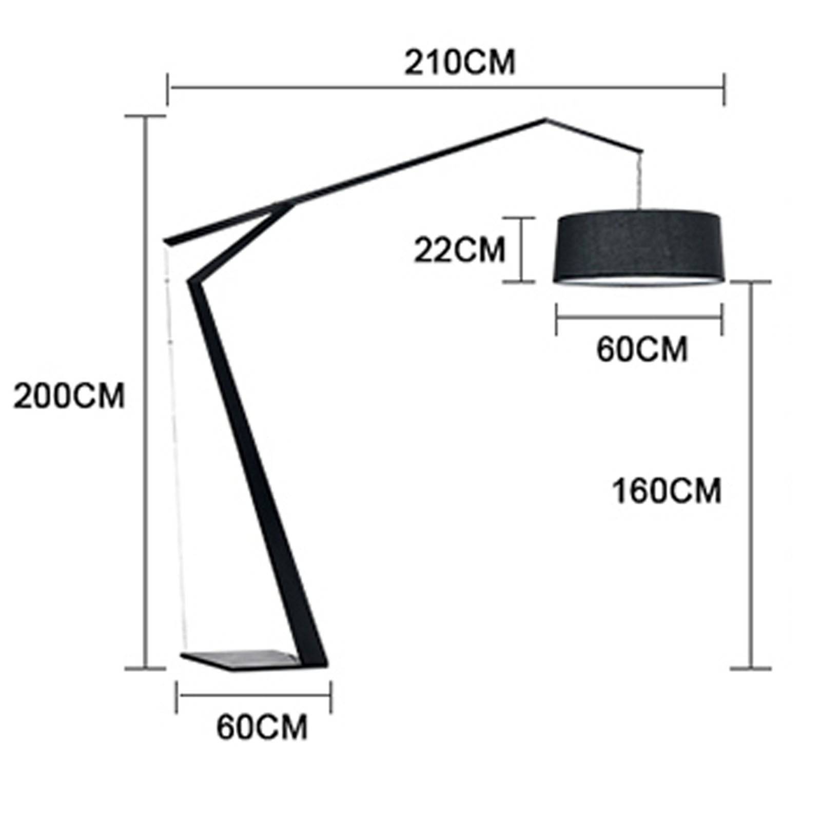 Jumbo Retro Floor Lamp Cl1259 - Floor Lamps - ebarza Furniture UAE | Shop Modern Furniture in Abu Dhabi & Dubai - مفروشات ايبازرا في الامارات | تسوق اثاث عصري وديكورات مميزة في دبي وابوظبي