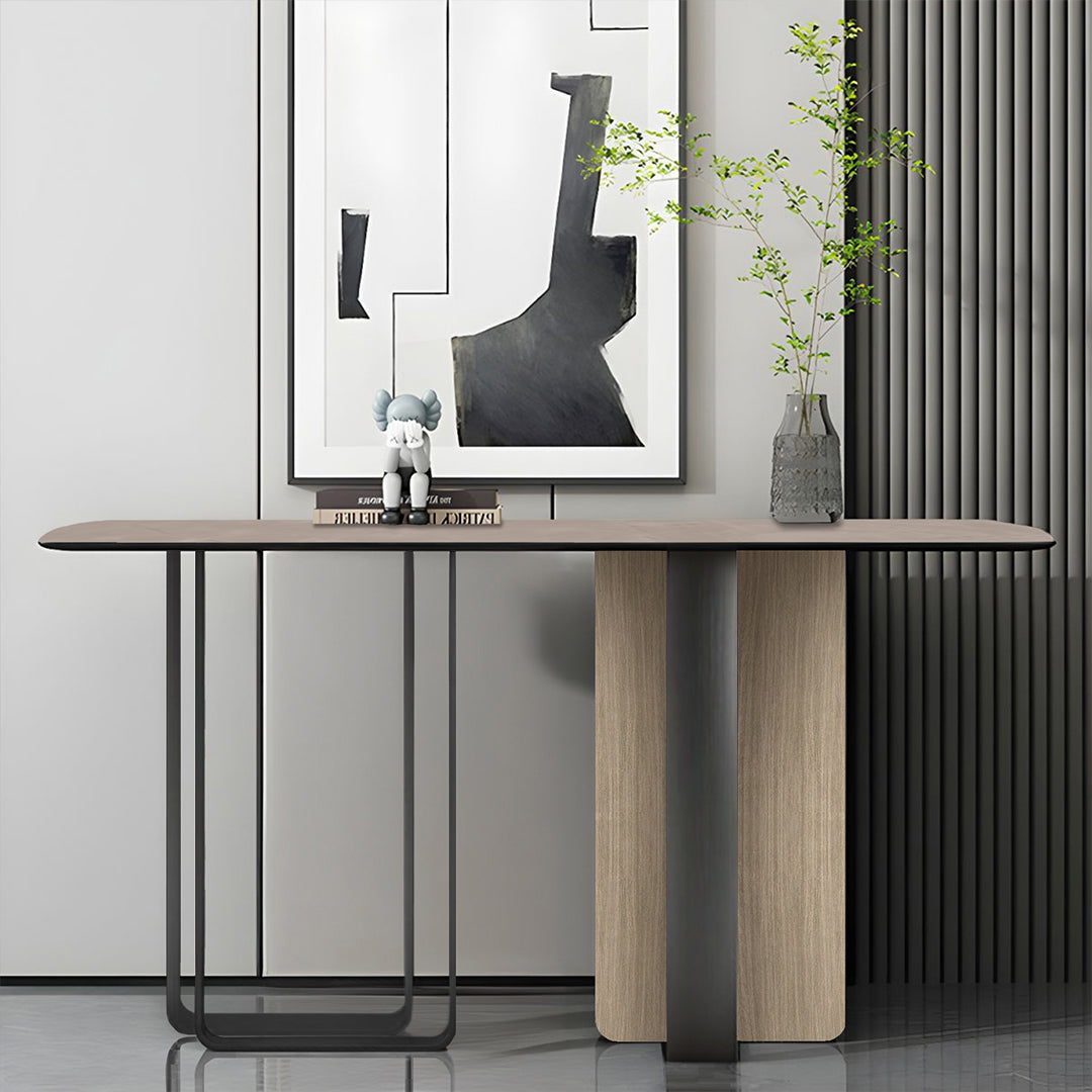 Jura Console/Sideboard Travertine Top 160cm Tg-488 / MLL-C09 - Consoles - ebarza Furniture UAE | Shop Modern Furniture in Abu Dhabi & Dubai - مفروشات ايبازرا في الامارات | تسوق اثاث عصري وديكورات مميزة في دبي وابوظبي