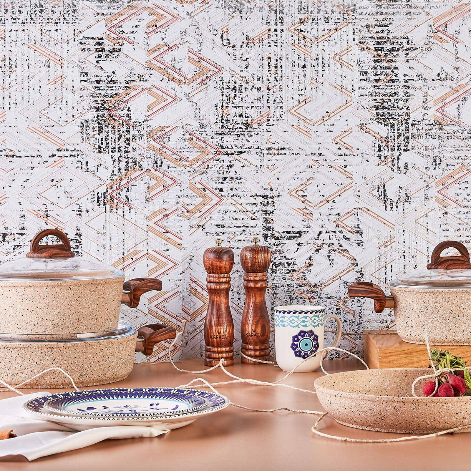 Karaca African 25,5 Cm Wooden Spice Mill 153.03.07.5743 - Spice Sets - ebarza Furniture UAE | Shop Modern Furniture in Abu Dhabi & Dubai - مفروشات ايبازرا في الامارات | تسوق اثاث عصري وديكورات مميزة في دبي وابوظبي