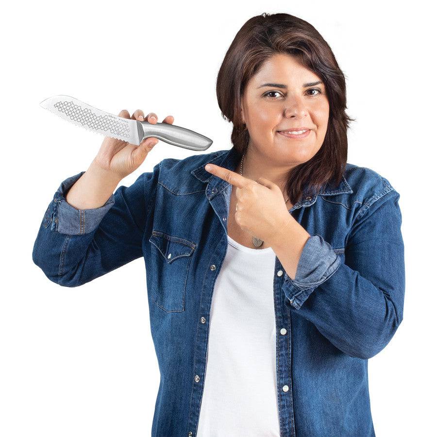 Karaca Bread Knife 20 Cm From Refika 153.03.06.1438 - Kitchen Knives - ebarza Furniture UAE | Shop Modern Furniture in Abu Dhabi & Dubai - مفروشات ايبازرا في الامارات | تسوق اثاث عصري وديكورات مميزة في دبي وابوظبي