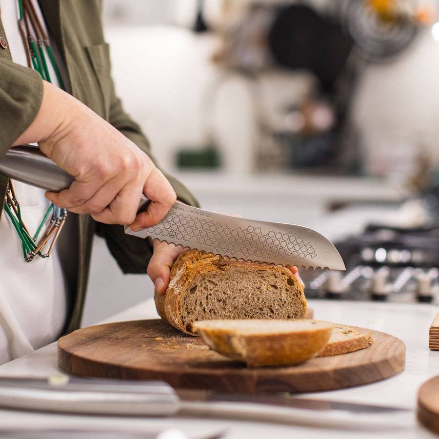 Karaca Bread Knife 20 Cm From Refika 153.03.06.1438 - Kitchen Knives - ebarza Furniture UAE | Shop Modern Furniture in Abu Dhabi & Dubai - مفروشات ايبازرا في الامارات | تسوق اثاث عصري وديكورات مميزة في دبي وابوظبي