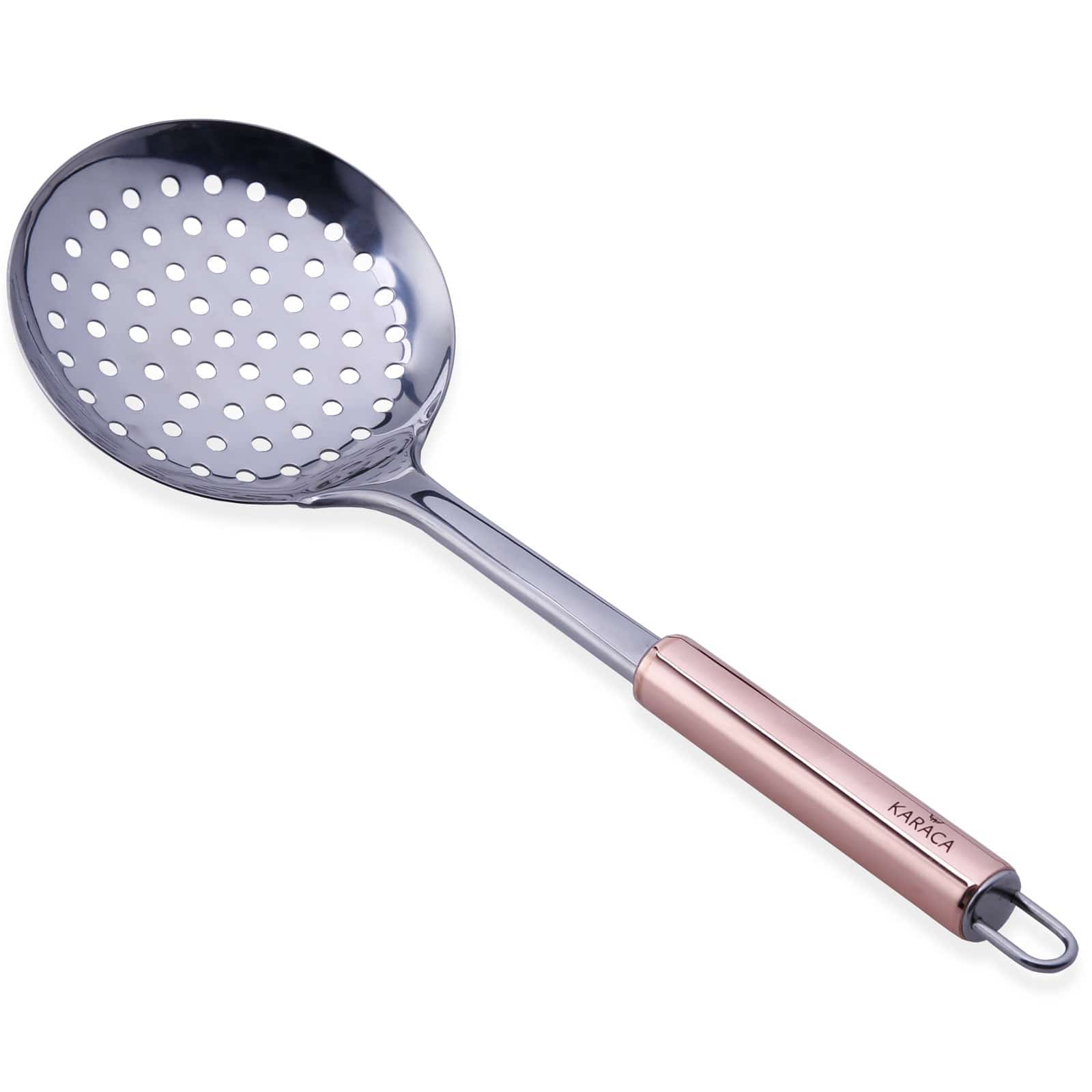 Karaca Copper Keen Colander Spoon 153.03.07.3999 - Cookware Sets - ebarza Furniture UAE | Shop Modern Furniture in Abu Dhabi & Dubai - مفروشات ايبازرا في الامارات | تسوق اثاث عصري وديكورات مميزة في دبي وابوظبي