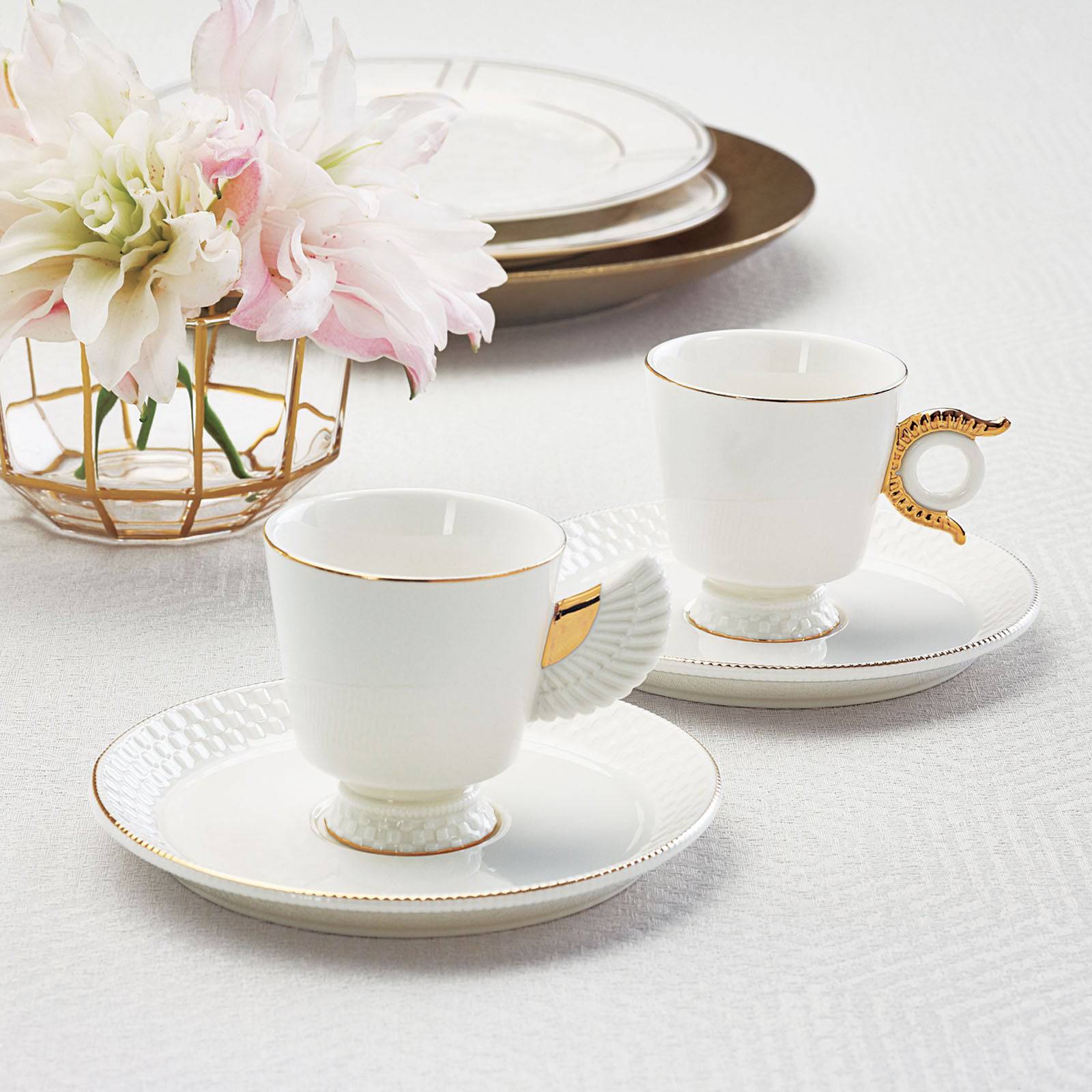 Karaca Egypt 2 Person Coffee Cup Set 153.03.07.9411 -  Coffee Sets - ebarza Furniture UAE | Shop Modern Furniture in Abu Dhabi & Dubai - مفروشات ايبازرا في الامارات | تسوق اثاث عصري وديكورات مميزة في دبي وابوظبي