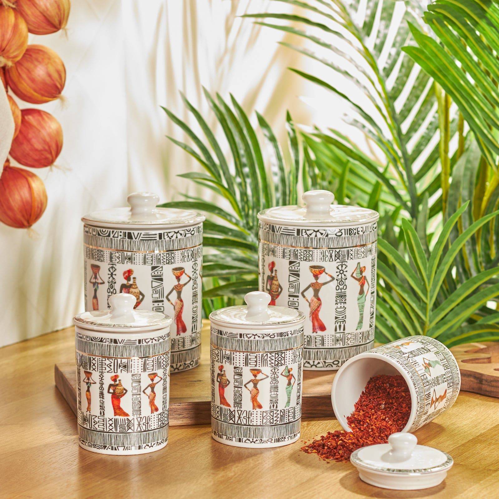 Karaca Egypt 5 Pieces Spice Set 153.03.06.4932 -  Spice Sets - ebarza Furniture UAE | Shop Modern Furniture in Abu Dhabi & Dubai - مفروشات ايبازرا في الامارات | تسوق اثاث عصري وديكورات مميزة في دبي وابوظبي