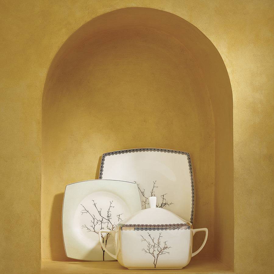 Karaca Fine Pearl Banyan 62 Pieces Dinnerware Set For 12 Persons 153.03.08.0646 - Dinnerware Sets - ebarza Furniture UAE | Shop Modern Furniture in Abu Dhabi & Dubai - مفروشات ايبازرا في الامارات | تسوق اثاث عصري وديكورات مميزة في دبي وابوظبي