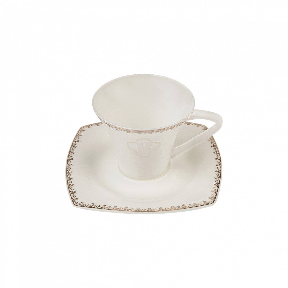 Karaca Fine Pearl Contour 26 Pieces 6 Person Breakfast Set 153.03.08.1113 - Dinnerware Sets - ebarza Furniture UAE | Shop Modern Furniture in Abu Dhabi & Dubai - مفروشات ايبازرا في الامارات | تسوق اثاث عصري وديكورات مميزة في دبي وابوظبي