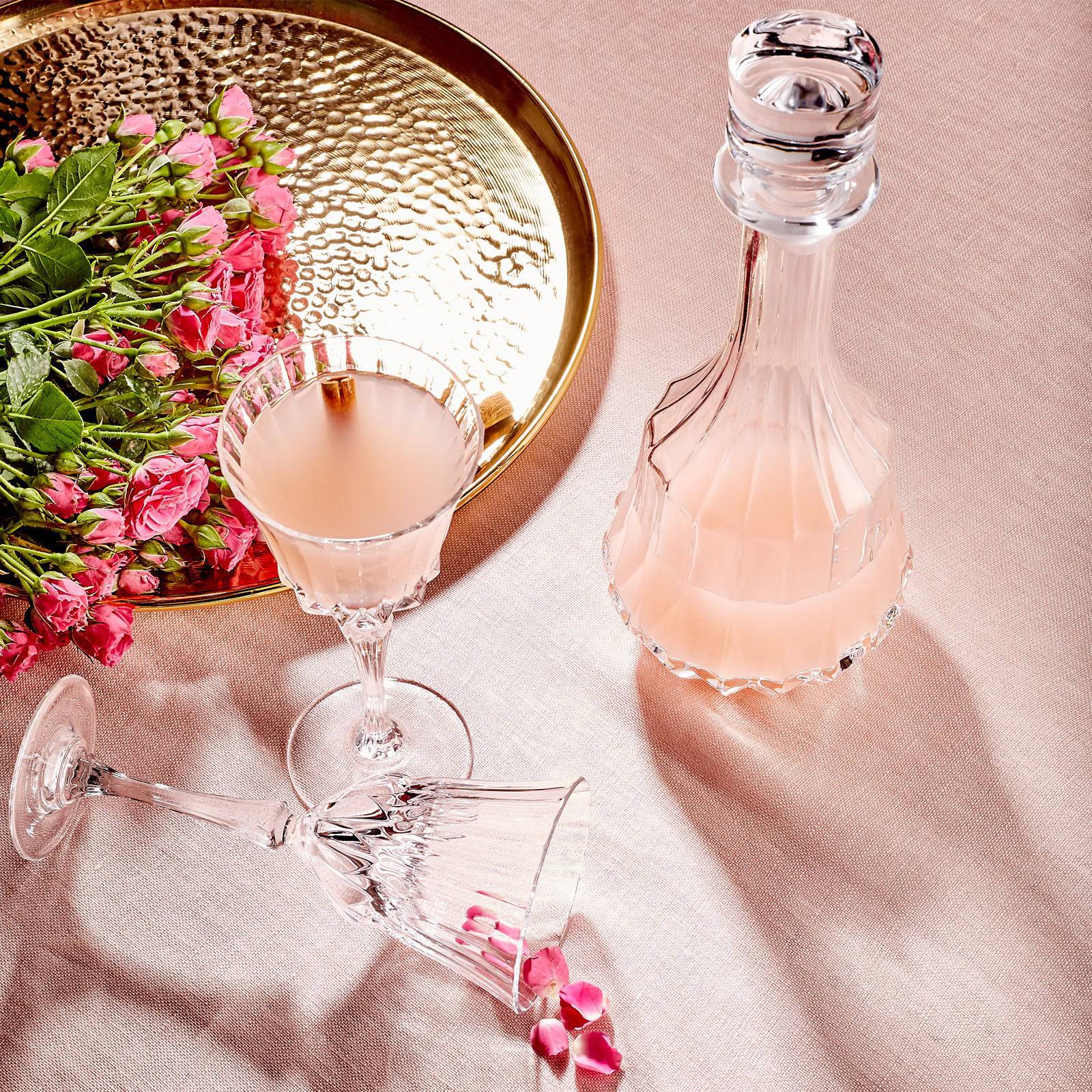 Karaca Florence 25 Pieces 12 Person Glass Set 153.03.07.9946 - Drinkware - ebarza Furniture UAE | Shop Modern Furniture in Abu Dhabi & Dubai - مفروشات ايبازرا في الامارات | تسوق اثاث عصري وديكورات مميزة في دبي وابوظبي