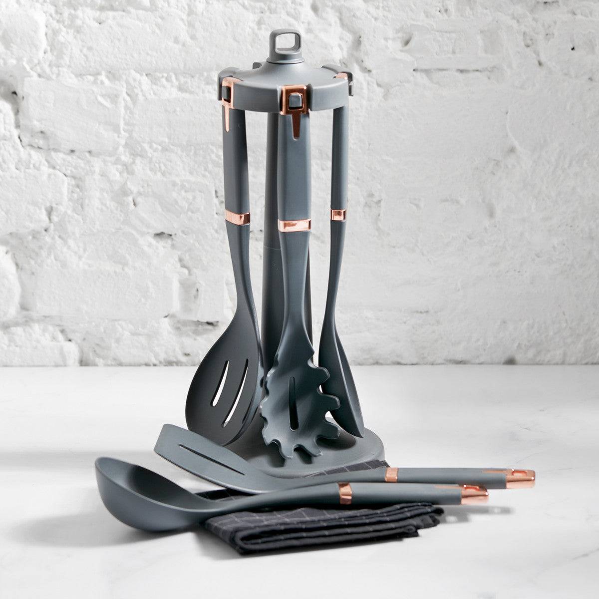 Karaca Forte Gray 6 Piece Service Set 153.03.06.2515 - Service Sets - ebarza Furniture UAE | Shop Modern Furniture in Abu Dhabi & Dubai - مفروشات ايبازرا في الامارات | تسوق اثاث عصري وديكورات مميزة في دبي وابوظبي