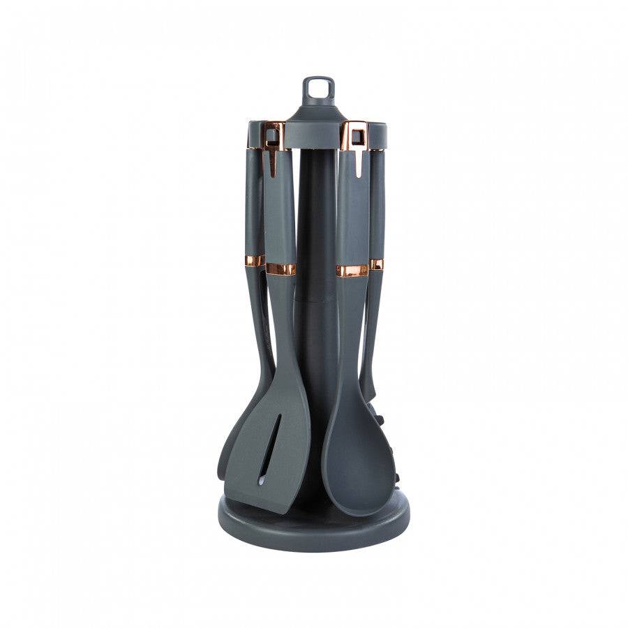 Karaca Forte Gray 6 Piece Service Set 153.03.06.2515 - Service Sets - ebarza Furniture UAE | Shop Modern Furniture in Abu Dhabi & Dubai - مفروشات ايبازرا في الامارات | تسوق اثاث عصري وديكورات مميزة في دبي وابوظبي