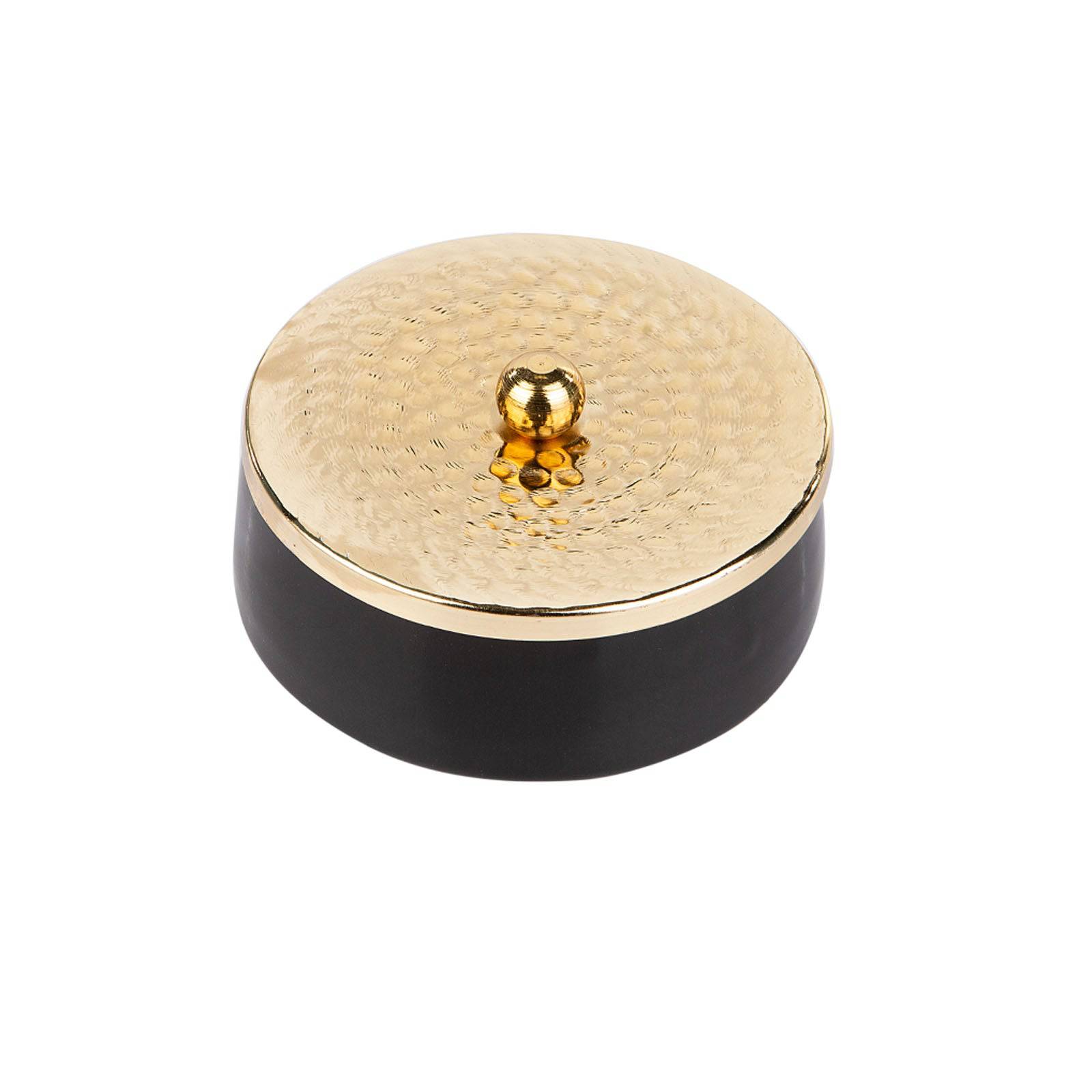 Karaca Gold Covered Ceramic Decorative Plate 153.20.01.0176 - Plates - ebarza Furniture UAE | Shop Modern Furniture in Abu Dhabi & Dubai - مفروشات ايبازرا في الامارات | تسوق اثاث عصري وديكورات مميزة في دبي وابوظبي