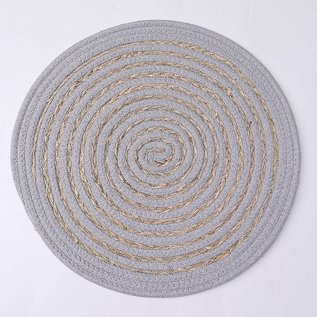 Karaca Greenhouse Gulf 2-Set Placemat Gray 153.20.01.0265 - Placemats - ebarza Furniture UAE | Shop Modern Furniture in Abu Dhabi & Dubai - مفروشات ايبازرا في الامارات | تسوق اثاث عصري وديكورات مميزة في دبي وابوظبي