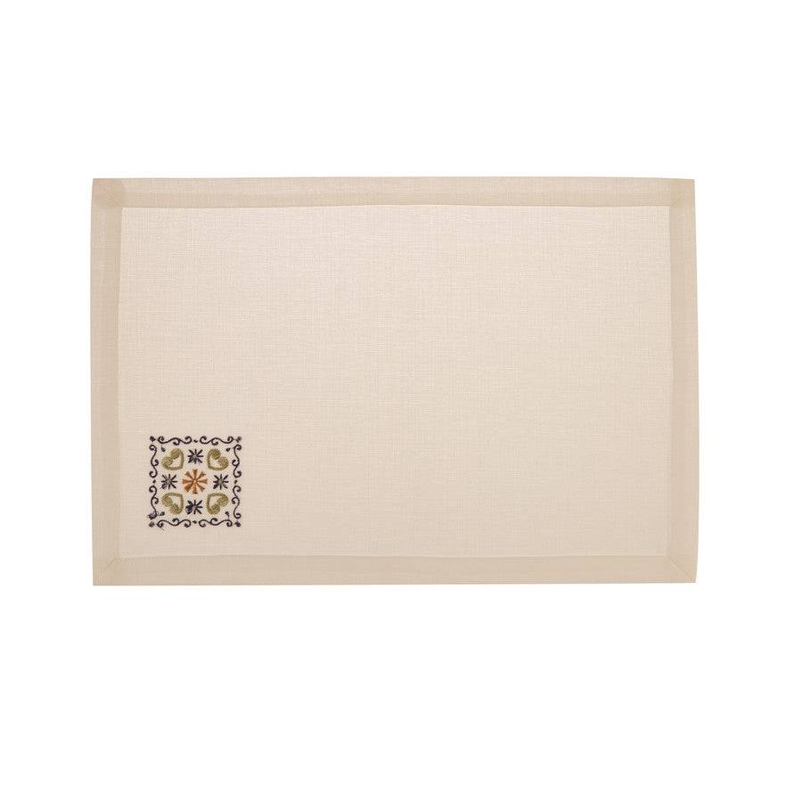 Karaca Home (Akdeniz Sopra) Mediterranean Table Cloth Set 300.21.02.0099 -  Placemats - ebarza Furniture UAE | Shop Modern Furniture in Abu Dhabi & Dubai - مفروشات ايبازرا في الامارات | تسوق اثاث عصري وديكورات مميزة في دبي وابوظبي