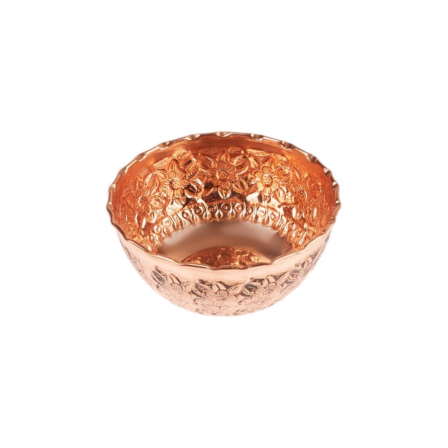 Karaca Home Anatolia Copper Cookie Bowl 300.21.02.0218 -  Plates - ebarza Furniture UAE | Shop Modern Furniture in Abu Dhabi & Dubai - مفروشات ايبازرا في الامارات | تسوق اثاث عصري وديكورات مميزة في دبي وابوظبي