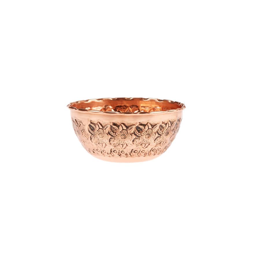 Karaca Home Anatolia Copper Cookie Bowl 300.21.02.0218 -  Plates - ebarza Furniture UAE | Shop Modern Furniture in Abu Dhabi & Dubai - مفروشات ايبازرا في الامارات | تسوق اثاث عصري وديكورات مميزة في دبي وابوظبي