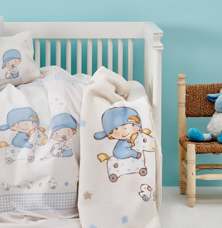 Karaca Home Baby Boys 100% Cotton Baby Duvet Cover Set 200.16.01.0219 -  Bedding - ebarza Furniture UAE | Shop Modern Furniture in Abu Dhabi & Dubai - مفروشات ايبازرا في الامارات | تسوق اثاث عصري وديكورات مميزة في دبي وابوظبي
