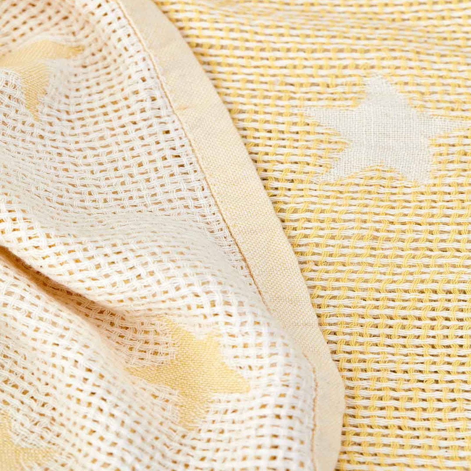 Karaca Home Baby Star Yellow Baby Pique 200.16.01.0409 - Blankets - ebarza Furniture UAE | Shop Modern Furniture in Abu Dhabi & Dubai - مفروشات ايبازرا في الامارات | تسوق اثاث عصري وديكورات مميزة في دبي وابوظبي