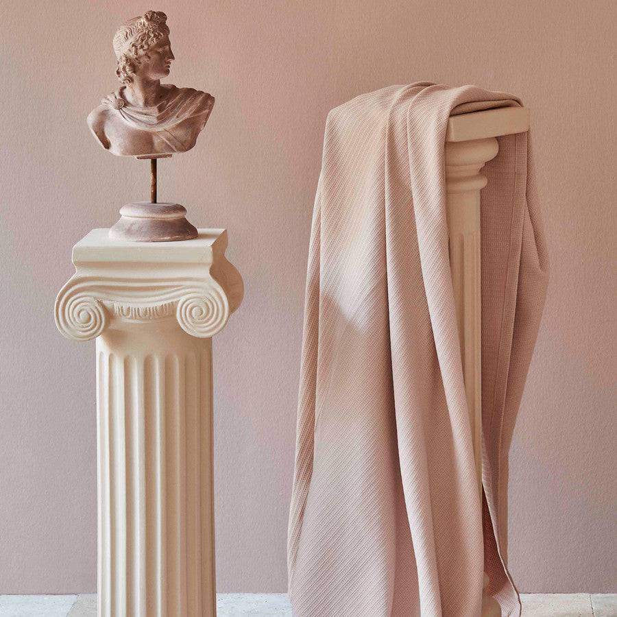 Karaca Home Back To Basic Powder Single Pique 200.18.01.0112 -  Blankets - ebarza Furniture UAE | Shop Modern Furniture in Abu Dhabi & Dubai - مفروشات ايبازرا في الامارات | تسوق اثاث عصري وديكورات مميزة في دبي وابوظبي