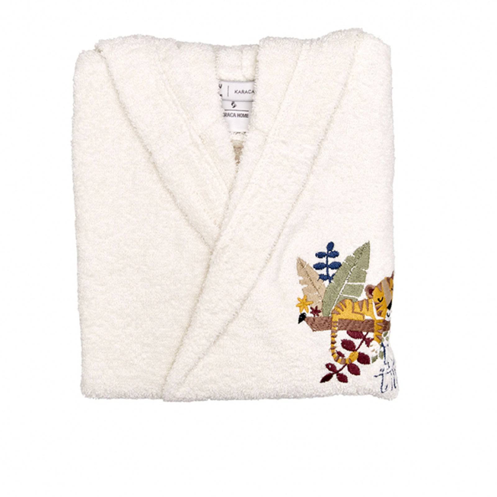 Karaca Home Bummer 5-8 Years Kids Bathrobe - Offwhite 200.16.01.0098 - Bathrobe Sets - ebarza Furniture UAE | Shop Modern Furniture in Abu Dhabi & Dubai - مفروشات ايبازرا في الامارات | تسوق اثاث عصري وديكورات مميزة في دبي وابوظبي