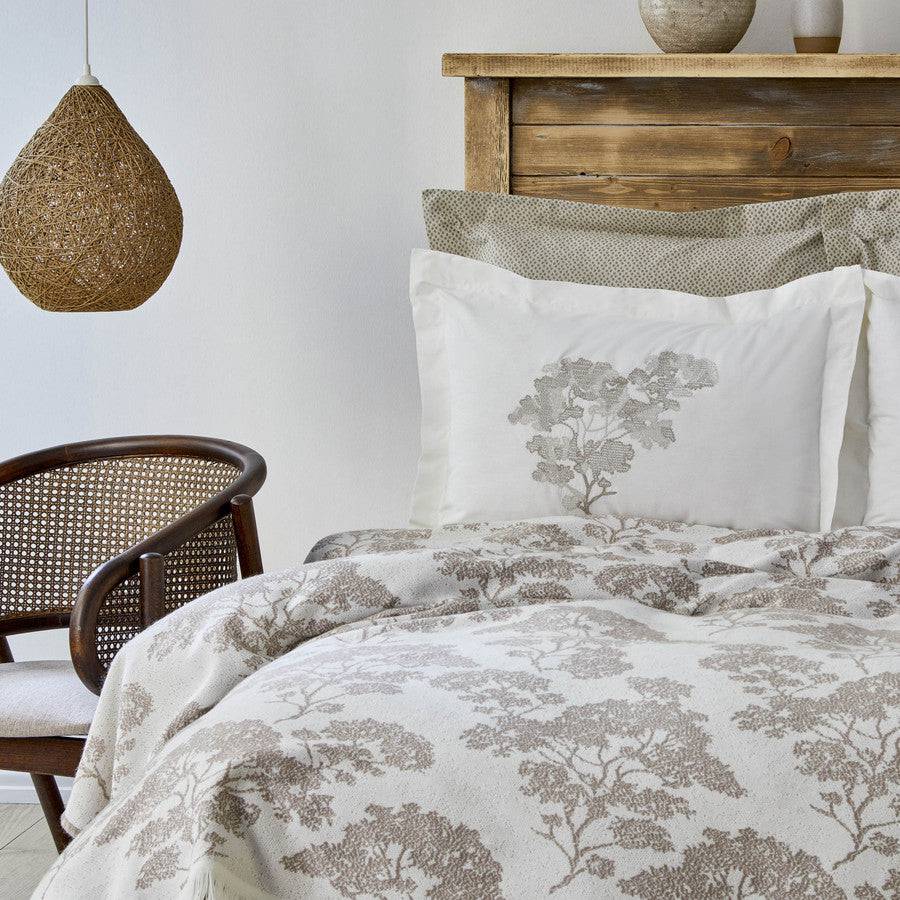 Karaca Home Edita Gray Double Nish Set 200.19.01.0141 -  Bedding - ebarza Furniture UAE | Shop Modern Furniture in Abu Dhabi & Dubai - مفروشات ايبازرا في الامارات | تسوق اثاث عصري وديكورات مميزة في دبي وابوظبي