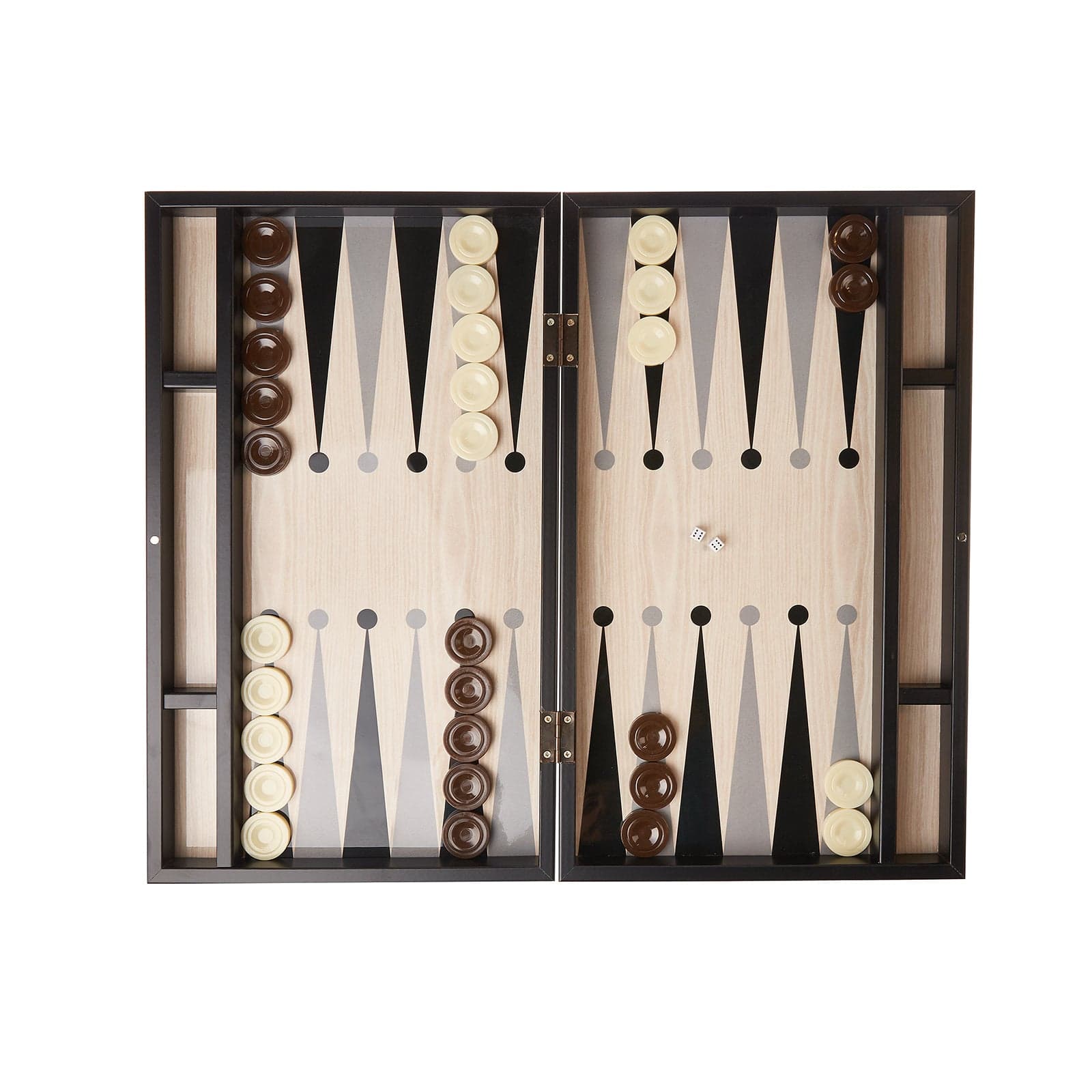 Karaca Home Elegance Black Backgammon 300.21.02.0195 - Home Decor Figurines - ebarza Furniture UAE | Shop Modern Furniture in Abu Dhabi & Dubai - مفروشات ايبازرا في الامارات | تسوق اثاث عصري وديكورات مميزة في دبي وابوظبي