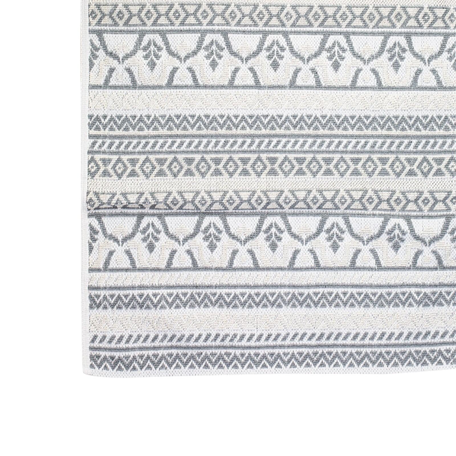 Karaca Home Morocco 80X150 Cm Ecru-Gray Kilim Lacravit 201.17.01.0074 - Towels - ebarza Furniture UAE | Shop Modern Furniture in Abu Dhabi & Dubai - مفروشات ايبازرا في الامارات | تسوق اثاث عصري وديكورات مميزة في دبي وابوظبي