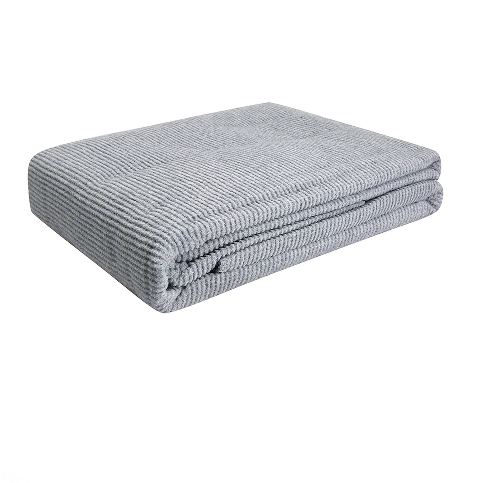 Karaca Home Remas Gray Double Softline Blanket 200.15.01.0235 - Blankets - ebarza Furniture UAE | Shop Modern Furniture in Abu Dhabi & Dubai - مفروشات ايبازرا في الامارات | تسوق اثاث عصري وديكورات مميزة في دبي وابوظبي