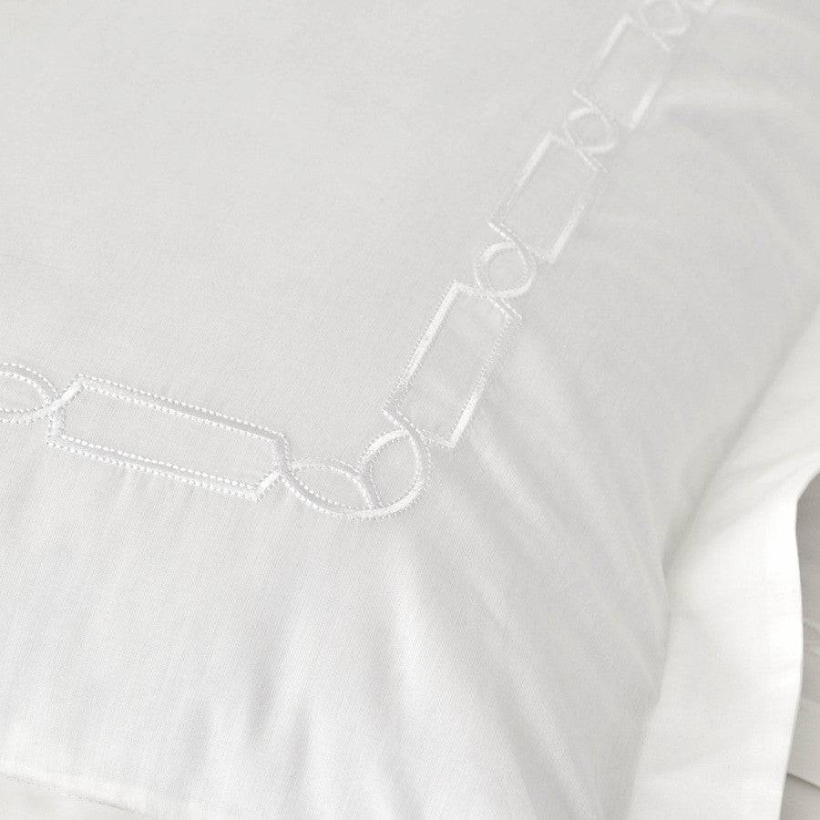 Karaca Home White Collection Nimes 100% Cotton Double Duvet Cover Set 200.18.01.0647 -  Bedding - ebarza Furniture UAE | Shop Modern Furniture in Abu Dhabi & Dubai - مفروشات ايبازرا في الامارات | تسوق اثاث عصري وديكورات مميزة في دبي وابوظبي