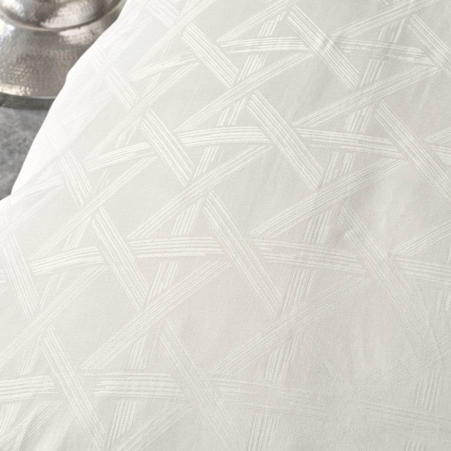 Karaca Home White Colletion Santino 100% Cotton Double Duvet Cover Set 200.18.01.0650 -  Bedding - ebarza Furniture UAE | Shop Modern Furniture in Abu Dhabi & Dubai - مفروشات ايبازرا في الامارات | تسوق اثاث عصري وديكورات مميزة في دبي وابوظبي