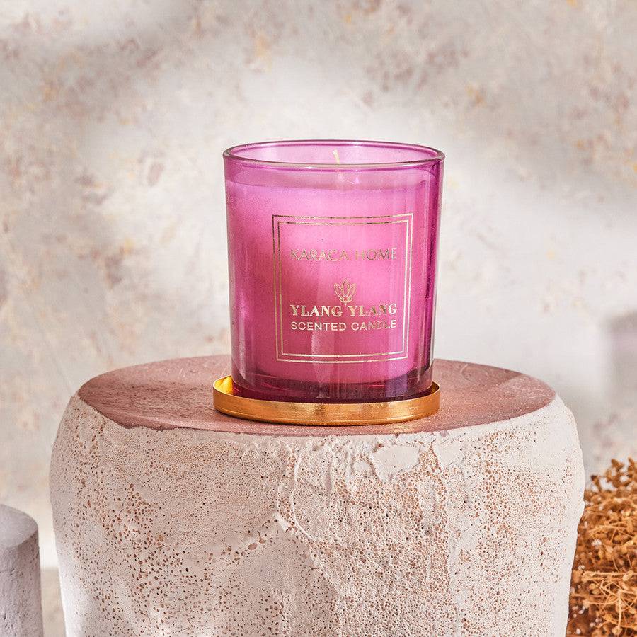Karaca Home Ylang Ylang Scented Candle 300.21.02.0062 - Candles - ebarza Furniture UAE | Shop Modern Furniture in Abu Dhabi & Dubai - مفروشات ايبازرا في الامارات | تسوق اثاث عصري وديكورات مميزة في دبي وابوظبي