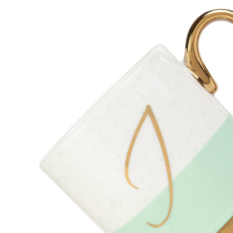 Karaca I Letter Mug 153.03.06.1616 -  Mugs - ebarza Furniture UAE | Shop Modern Furniture in Abu Dhabi & Dubai - مفروشات ايبازرا في الامارات | تسوق اثاث عصري وديكورات مميزة في دبي وابوظبي