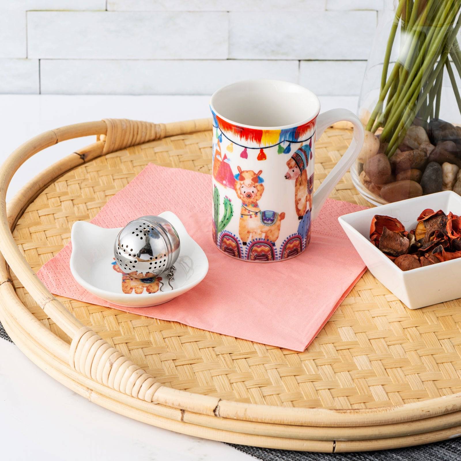 Karaca Lama Mug Set 153.03.07.9412 - Mugs - ebarza Furniture UAE | Shop Modern Furniture in Abu Dhabi & Dubai - مفروشات ايبازرا في الامارات | تسوق اثاث عصري وديكورات مميزة في دبي وابوظبي