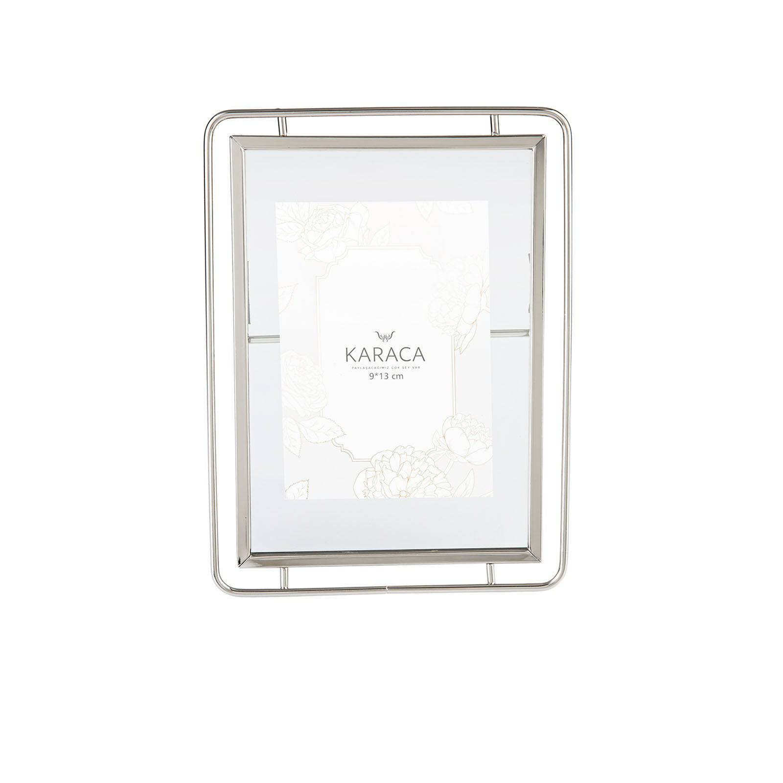 Karaca Magic 12X17 Cm Silver Frame 153.20.01.0120 - Photo Frames - ebarza Furniture UAE | Shop Modern Furniture in Abu Dhabi & Dubai - مفروشات ايبازرا في الامارات | تسوق اثاث عصري وديكورات مميزة في دبي وابوظبي