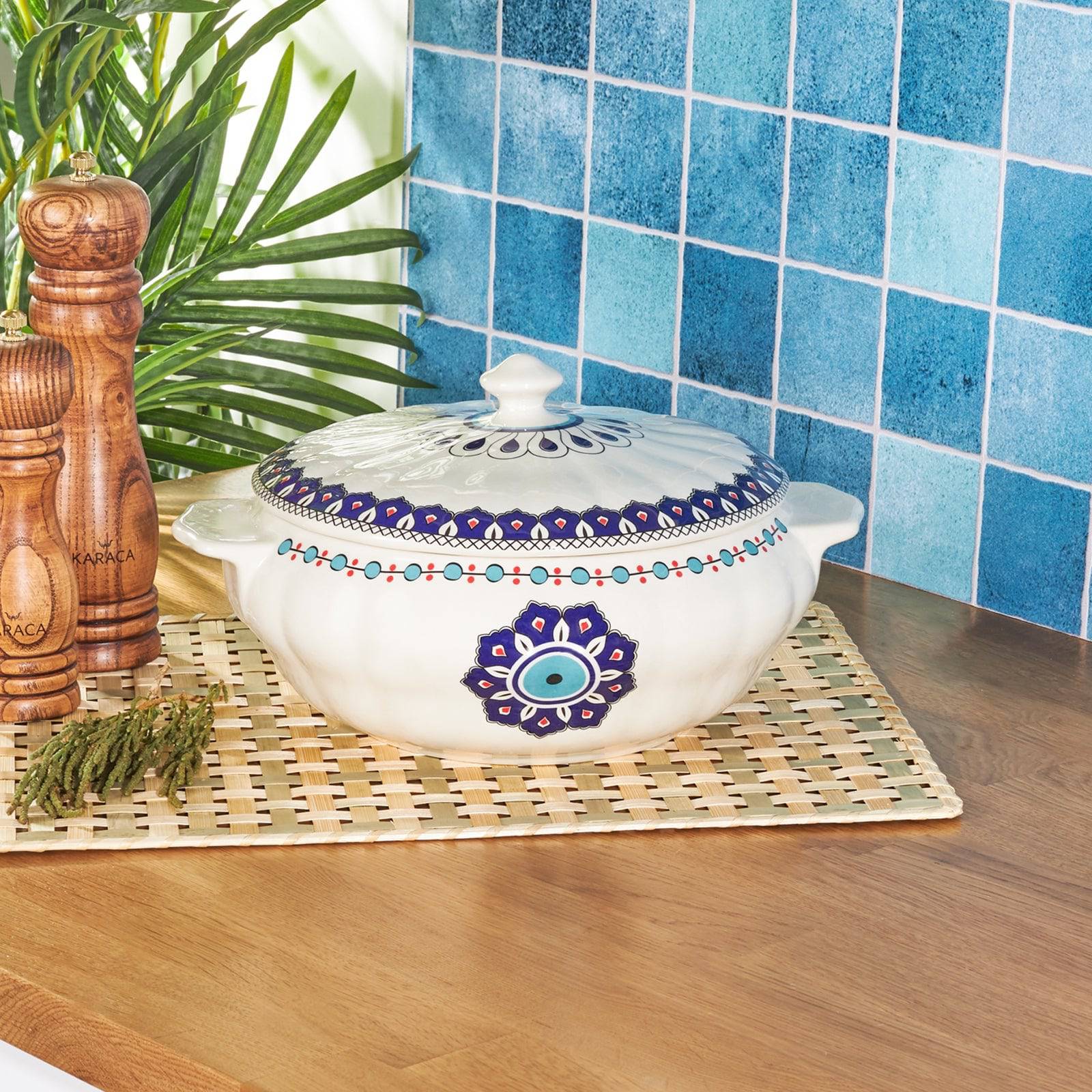 Karaca Mai Seljuk Series Cookware 2200 Ml 153.03.07.9025 - Cookware Sets - ebarza Furniture UAE | Shop Modern Furniture in Abu Dhabi & Dubai - مفروشات ايبازرا في الامارات | تسوق اثاث عصري وديكورات مميزة في دبي وابوظبي