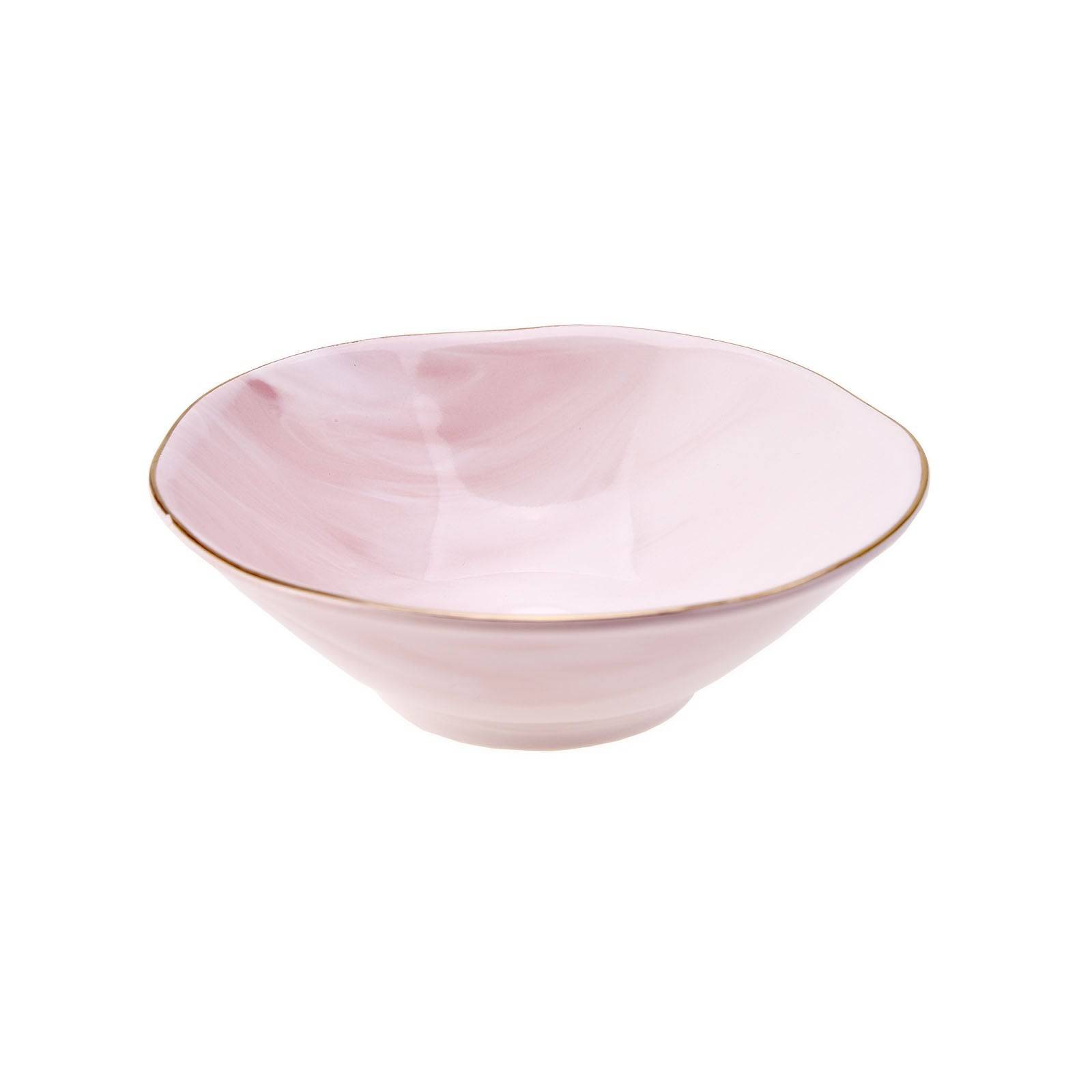 Karaca Marble Blush Bowl 153.01.01.3920 -  Bowls - ebarza Furniture UAE | Shop Modern Furniture in Abu Dhabi & Dubai - مفروشات ايبازرا في الامارات | تسوق اثاث عصري وديكورات مميزة في دبي وابوظبي