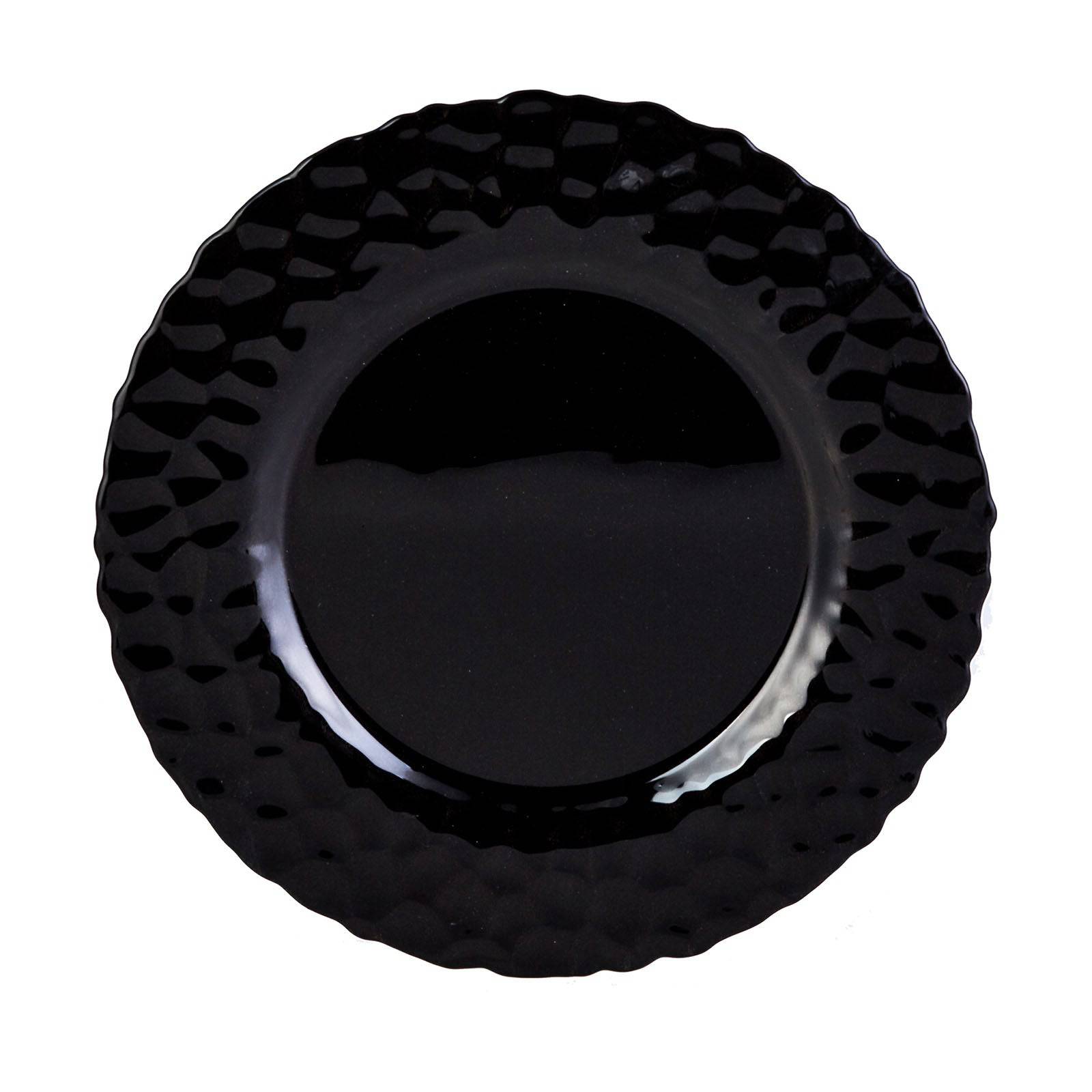 Karaca Mari Black 33 Cm Supla 153.19.01.1469 - Plates - ebarza Furniture UAE | Shop Modern Furniture in Abu Dhabi & Dubai - مفروشات ايبازرا في الامارات | تسوق اثاث عصري وديكورات مميزة في دبي وابوظبي